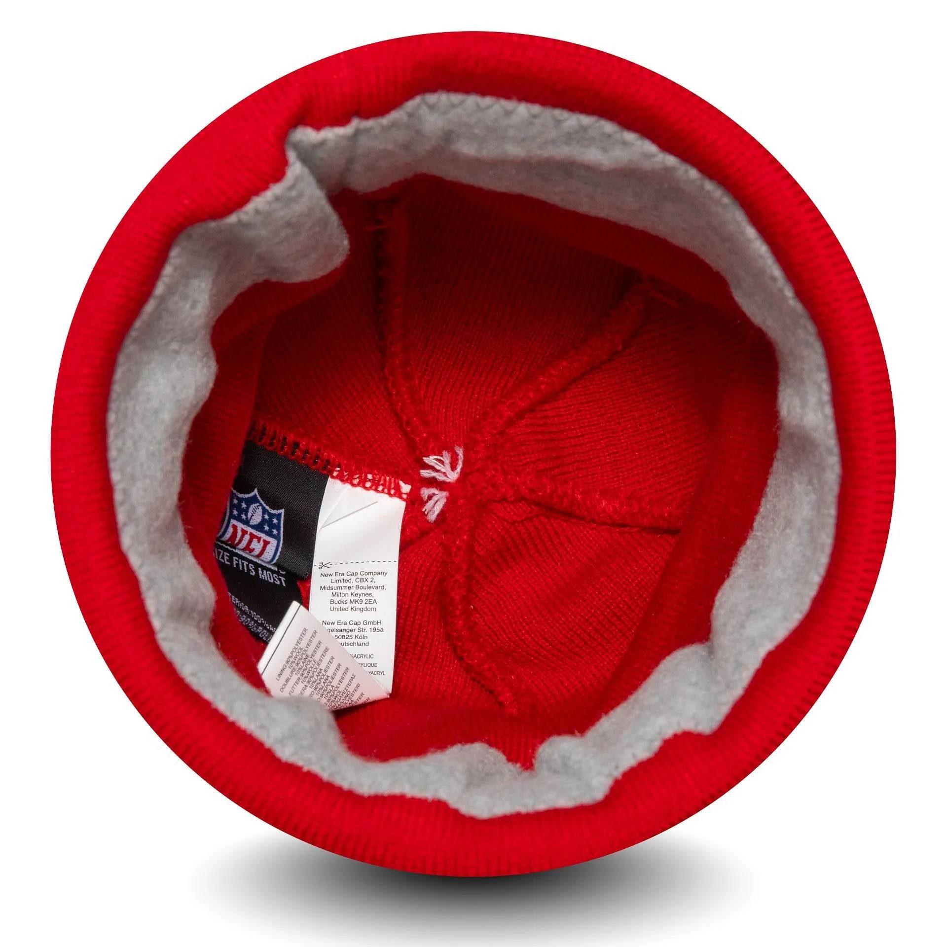 New Era Bommelmütze Mütze New Era NFL Jake San Francisco 49ers doppelt gelegter Umschlag