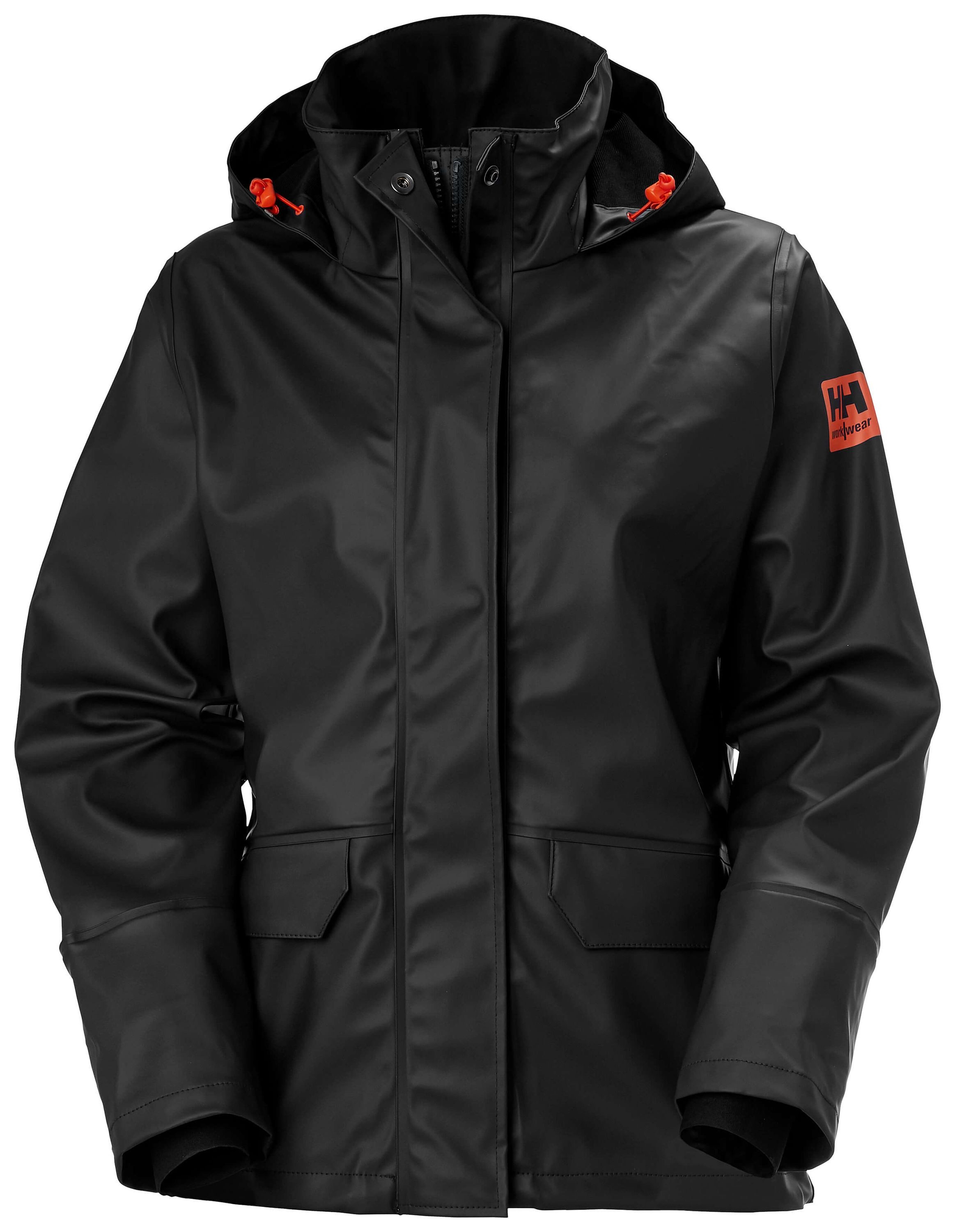 Helly Hansen Regenjacke W Luna Rain (1-St) im Kragen verstaubare Kapuze