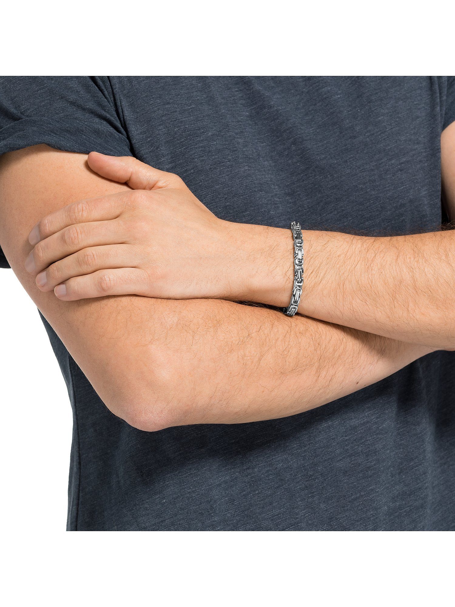 FAVS Edelstahlarmband FAVS Herren-Armband Test Edelstahl