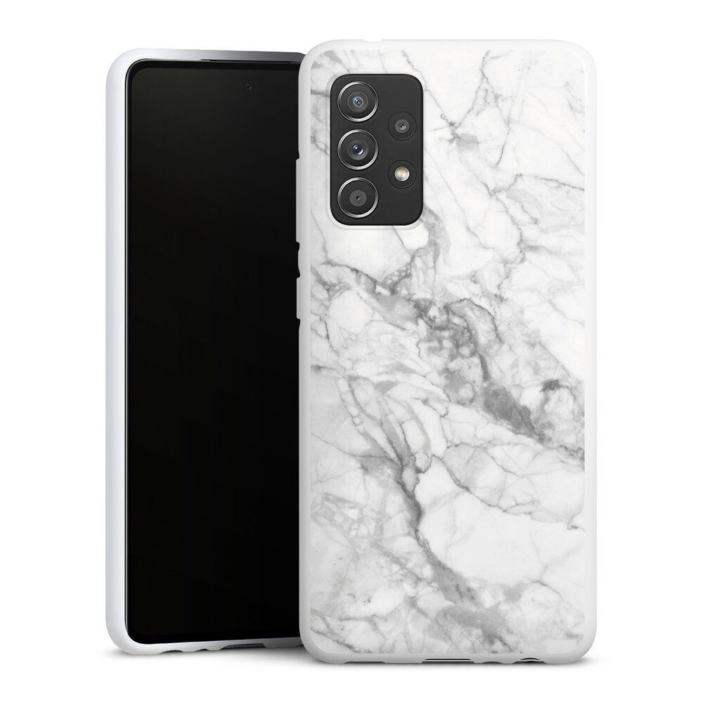 DeinDesign Handyhülle Stein Marmor Muster Marmor, Samsung Galaxy A52  Silikon Hülle Bumper Case Handy Schutzhülle