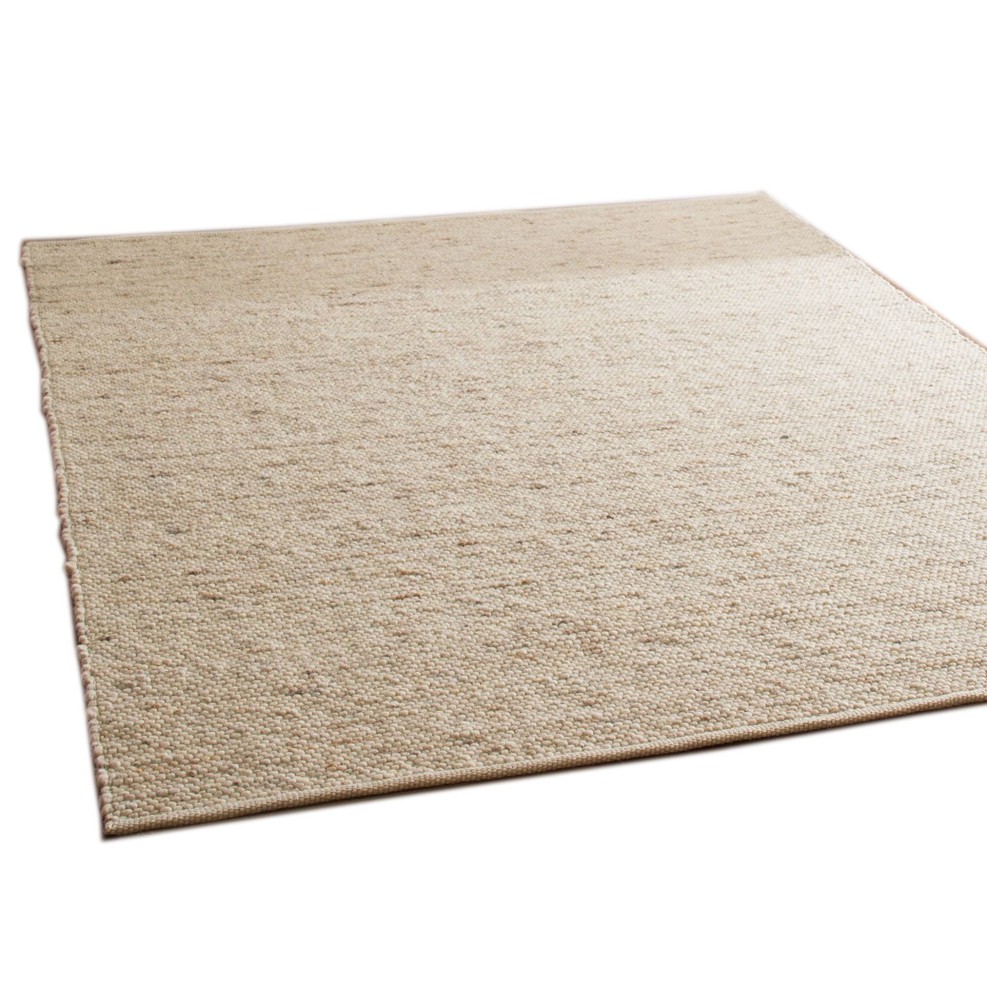 Steffensmeier Wollteppich Gabun mit Fusselstopp, Rechteckig, Handwebteppich günstig online kaufen