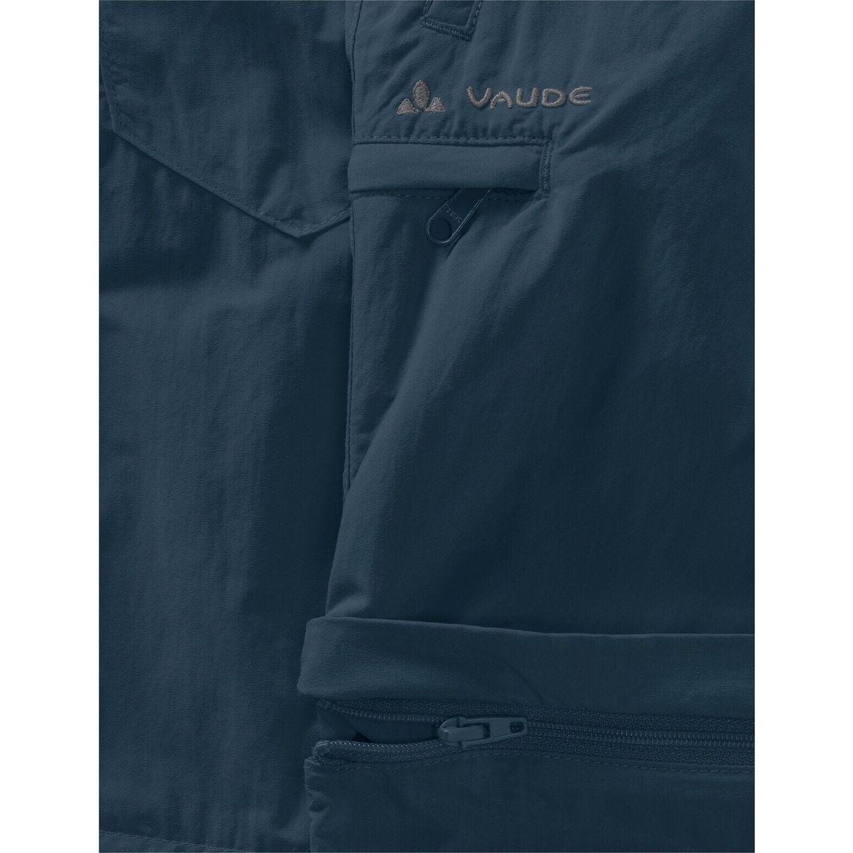VAUDE Outdoorhose Kids Detective Antimos ZO Pants Kinderhose mit UV- und Mückenschutz, wandelbar in Shorts, ideal für