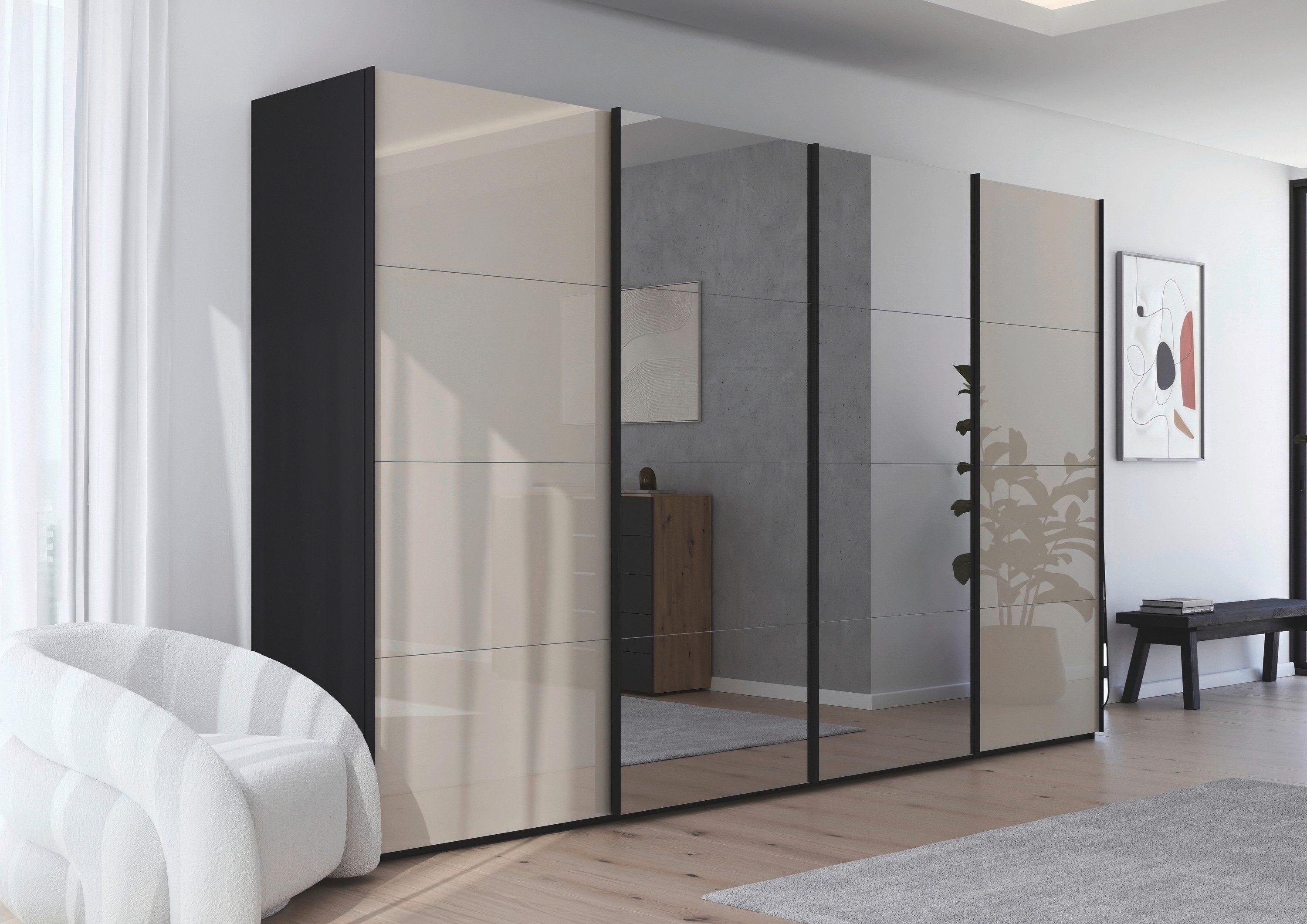 rauch Schwebetürenschrank "Kleiderschrank Schrank Garderobe Schlafzimmersch günstig online kaufen