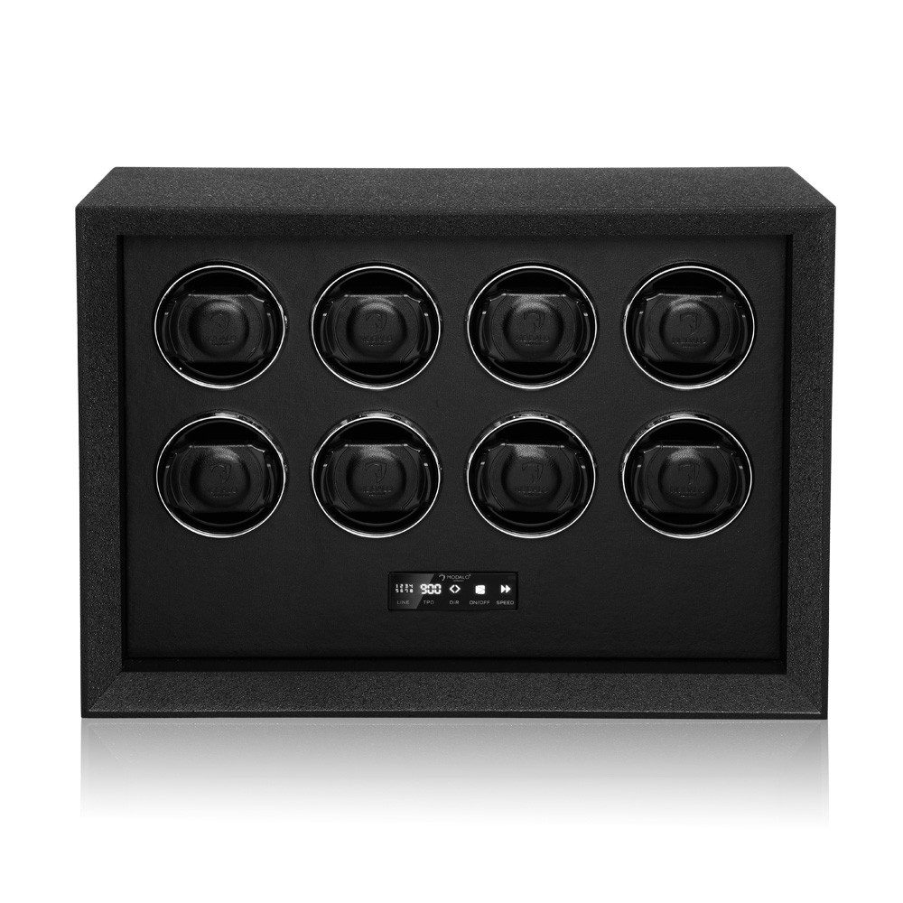 MODALO Uhrenbeweger SAFE SYSTEMS 8 Uhren, (Uhrenboxen, Uhrenkasten Uhrenbeweger 8 Uhren)