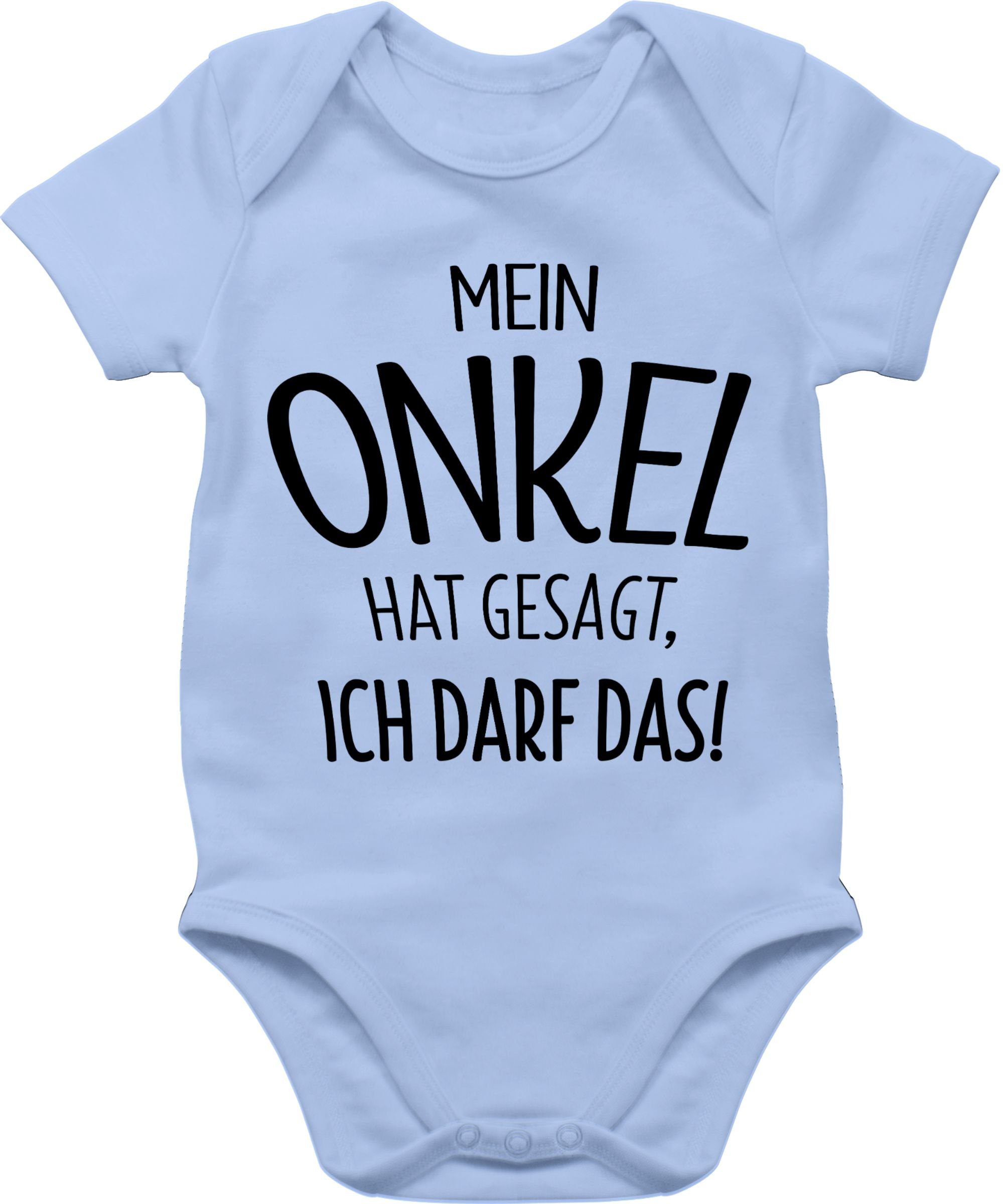 Shirtracer Shirtbody »Mein Onkel hat gesagt ich darf das schwarz