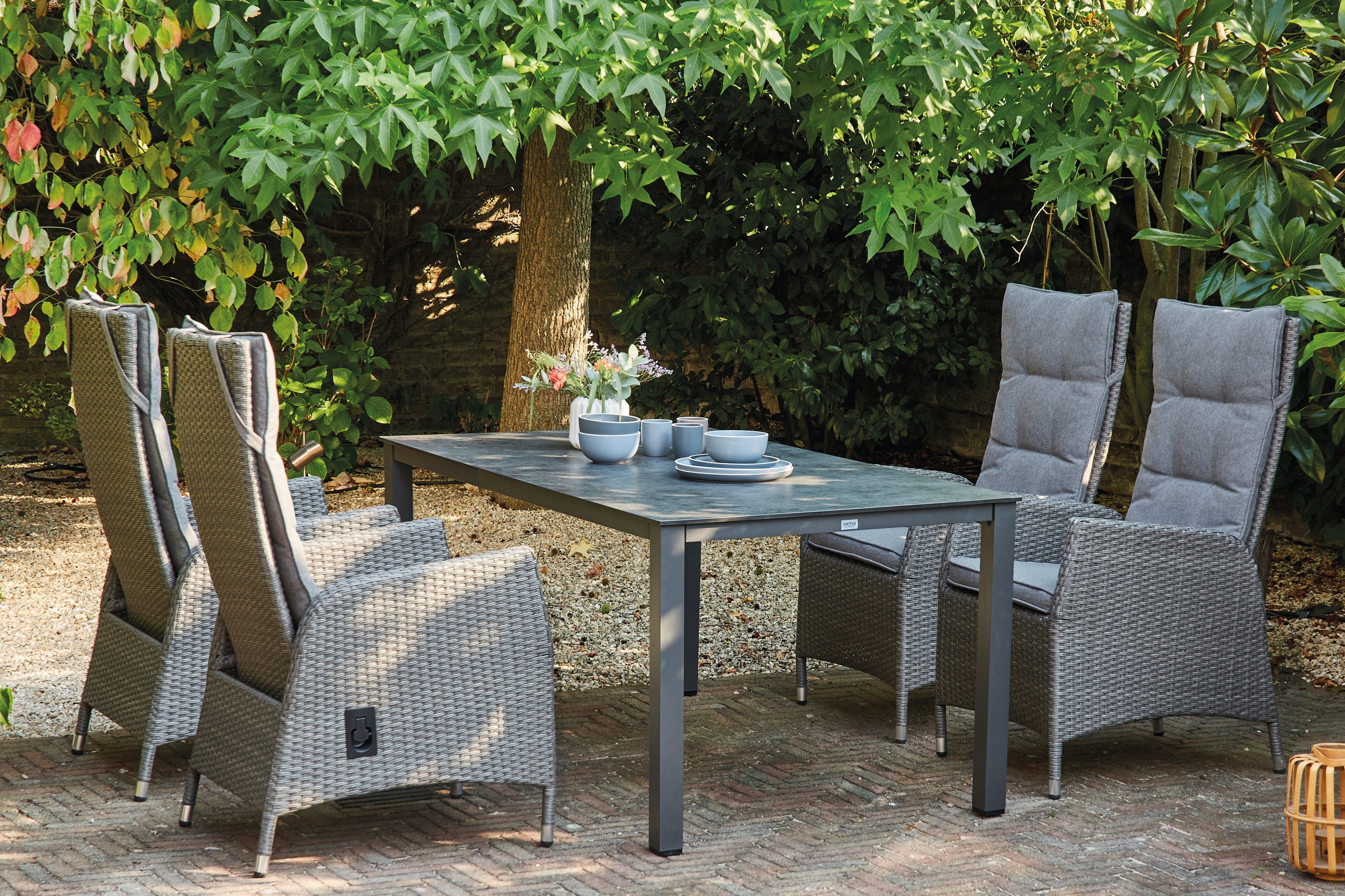 Siena Garden GartenEssgruppe »Padova«, (5tlg), inkl. Auflagen online