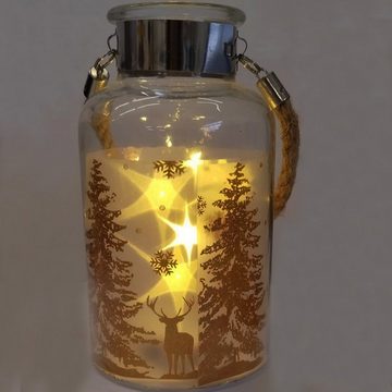 G. Wurm LED-Leuchte Windlicht Winterwald 5er Led Beleuchtung