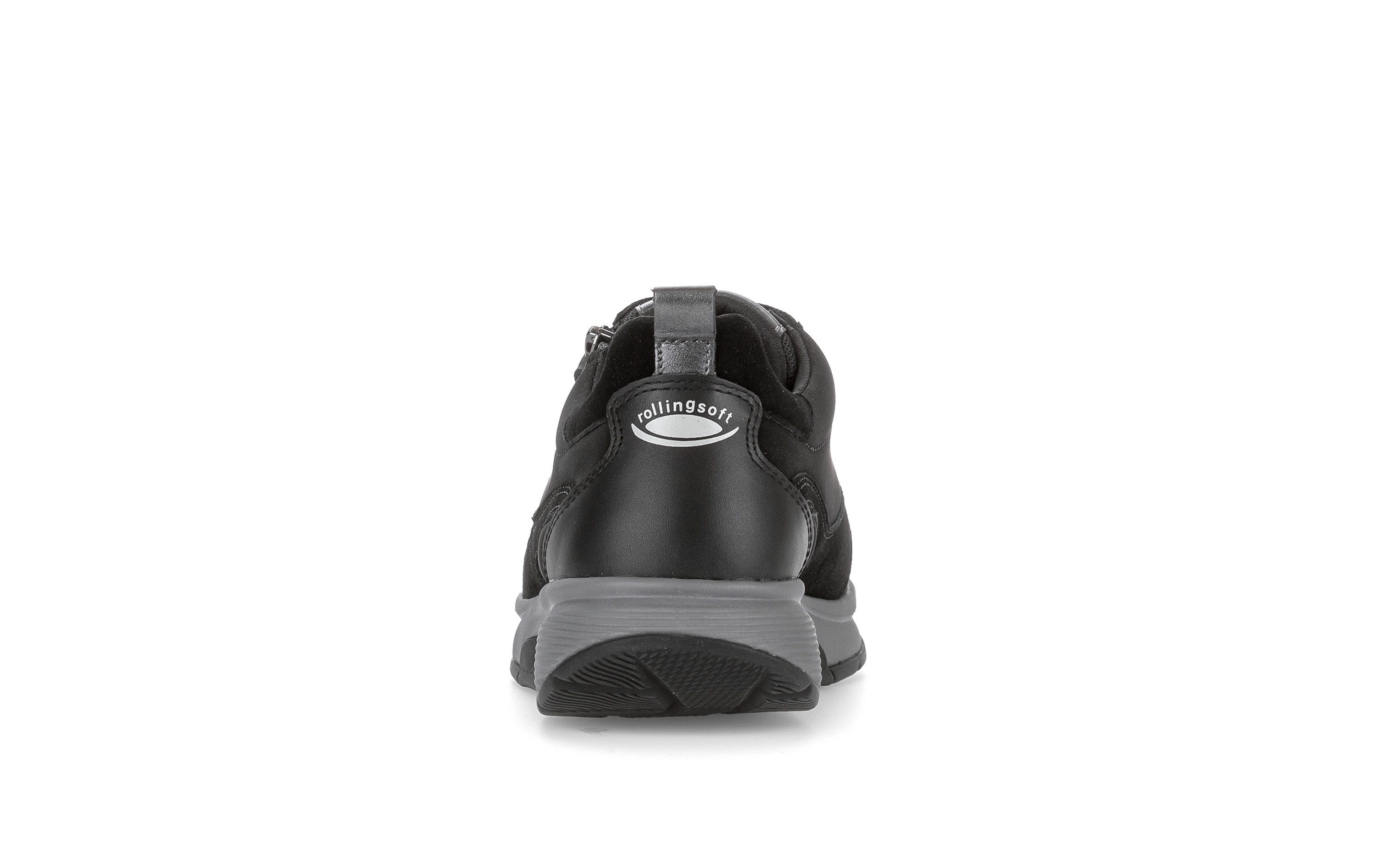 rollingsoft Keilsneaker Freizeitschuh, Halbschuh, Schnürer mit Logo an der Ferse