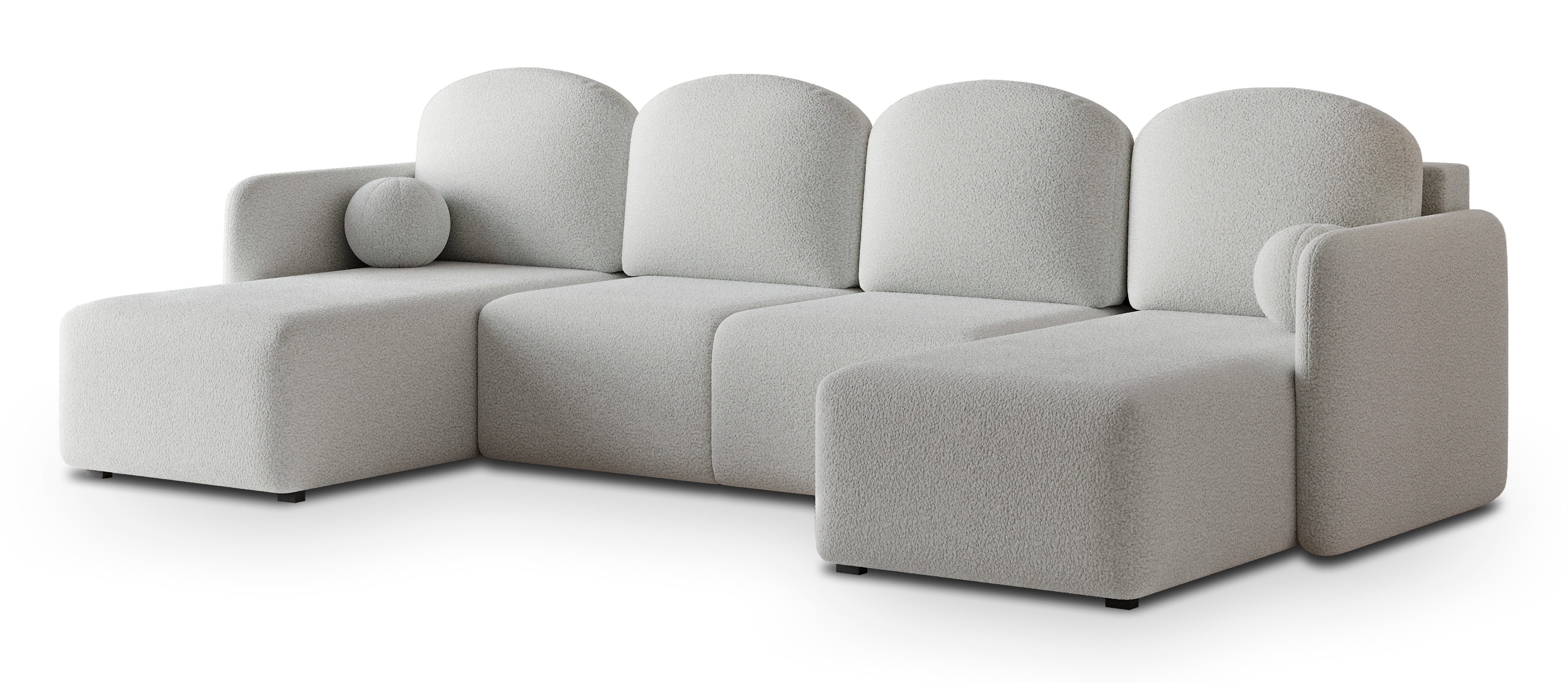 Masseno Ecksofa NUBERO mit Schlaffunktion U-Form, günstig online kaufen