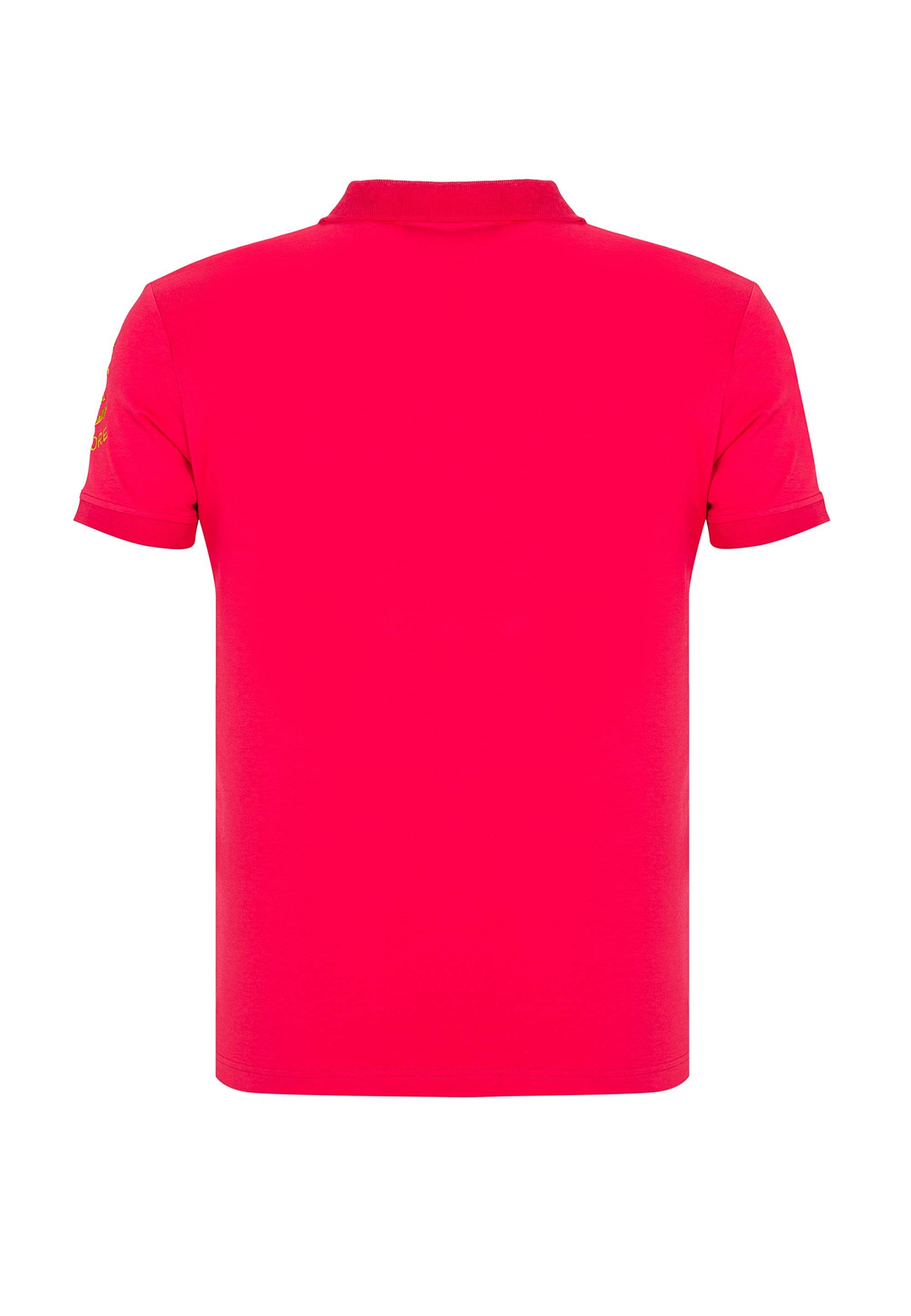 Cipo & Baxx Poloshirt im fuchsia Marina-Look