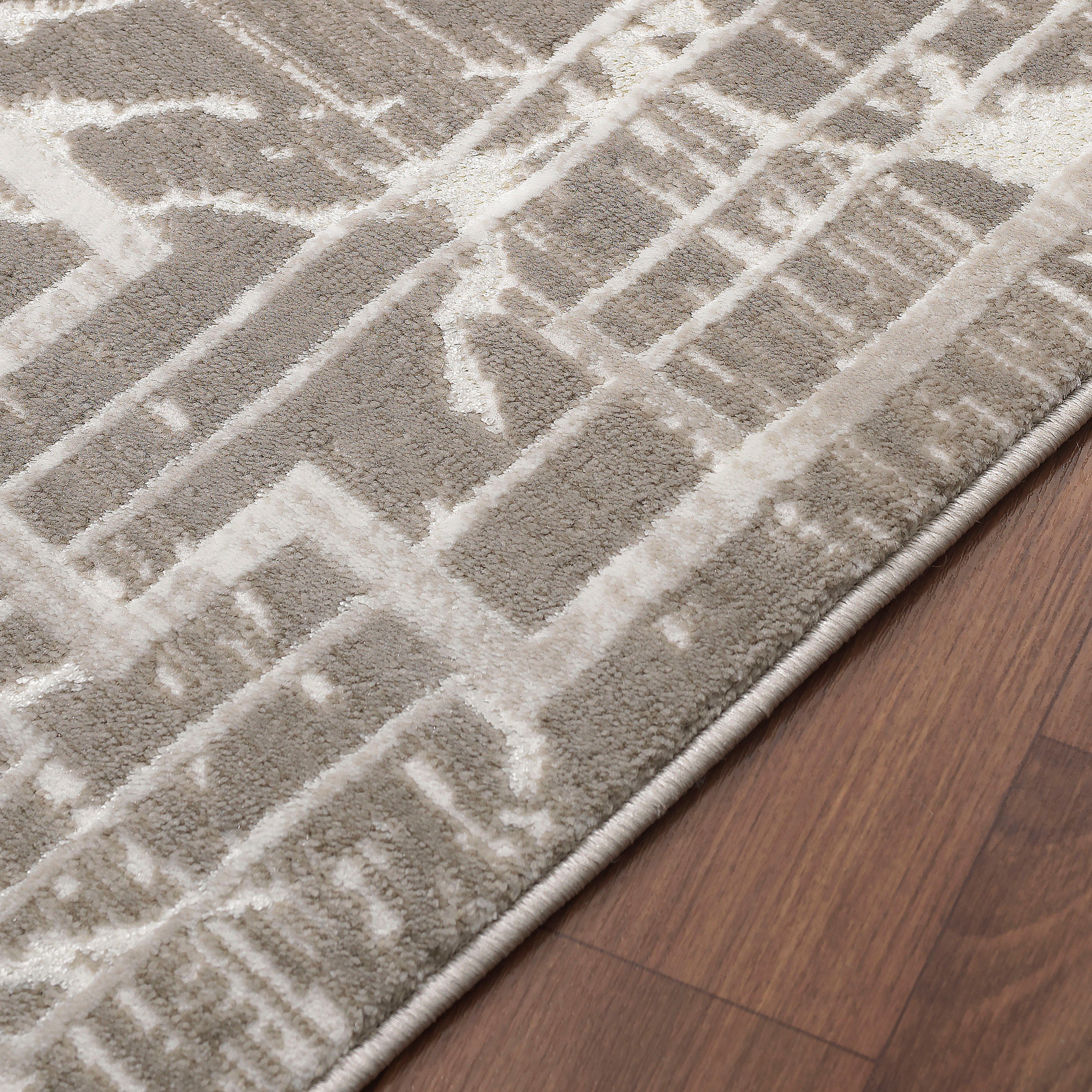 Sanat Teppich Harmony 3212, auch als Läufer, rechteckig, Höhe: 12 mm, Wohnzimmer, Kurzflor, modern, abtrakt, Schlafzimmer