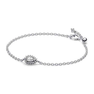 Pandora Gliederarmband PANDORA Moments Armband für Damen aus 925er Silber mit Zirkonia