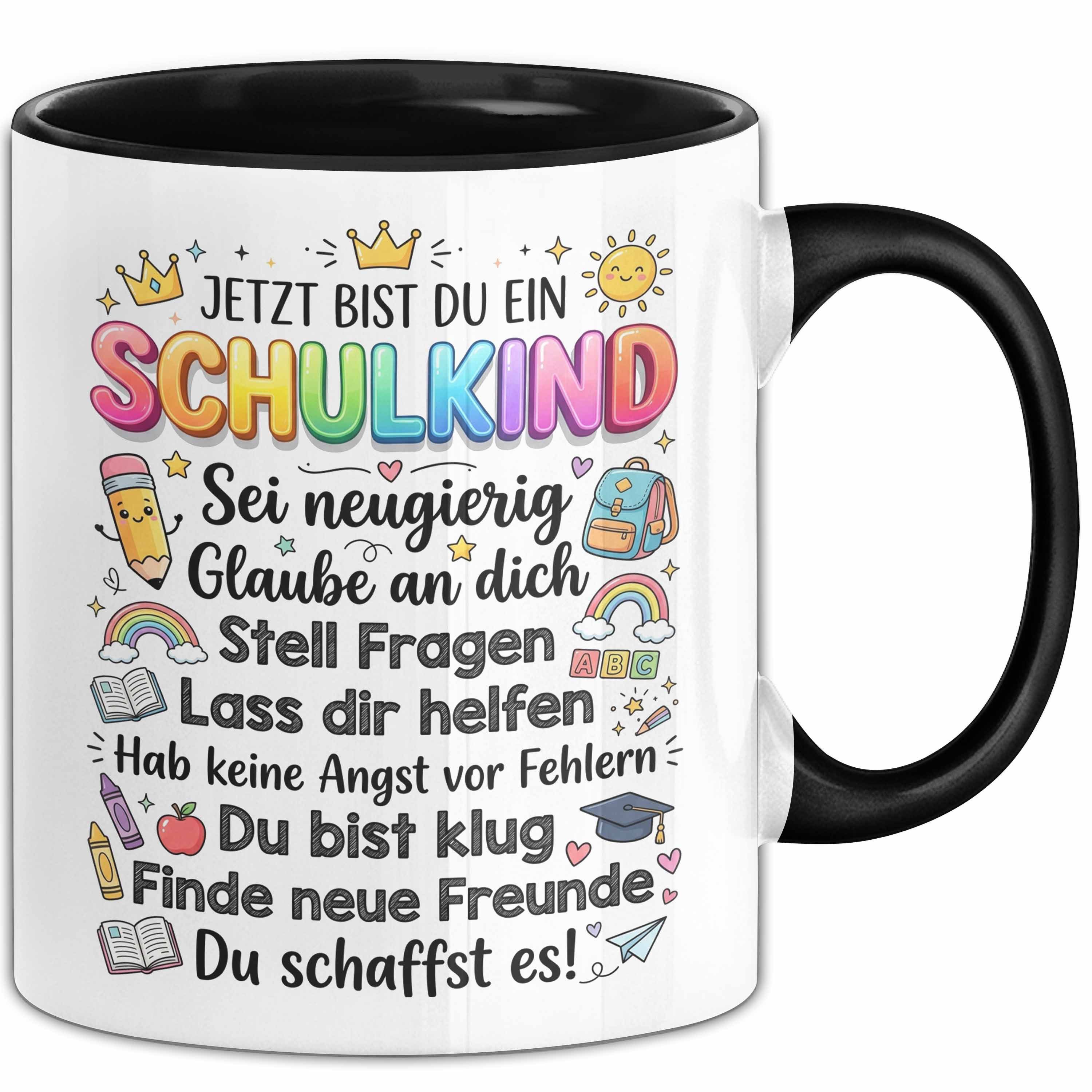 Trendation Tasse Einschulung Tasse Geschenk Jetzt Bist Du Ein Schulkind Geschenkidee Ge, Keramik
