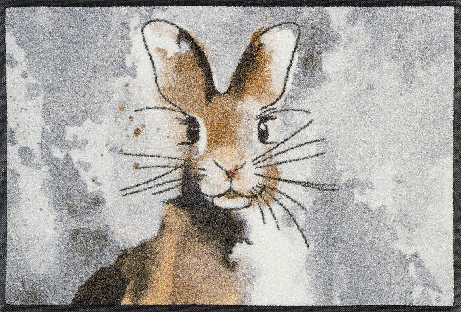 wash+dry by Kleen-Tex Fußmatte Hopps, rechteckig, Höhe: 7 mm, Schmutzfangma günstig online kaufen