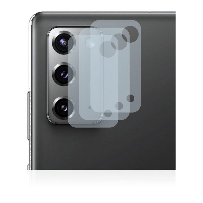 BROTECT flexible Panzerglasfolie für Samsung Galaxy Note 20 5G (NUR Kamera) Displayschutzglas 3 Stück Schutzglas Glasfolie klar