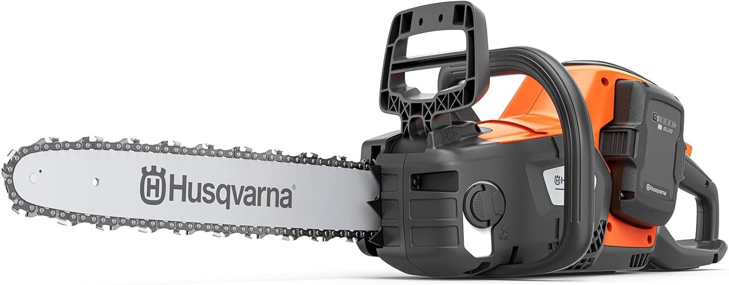 Husqvarna Akku-Kettensäge 242i, 35.6 cm Schwertlänge, mit Akku und Ladegerät, Hohe Leistung, Heavy-Duty für Brennholz & Fällarbeiten zu Hause