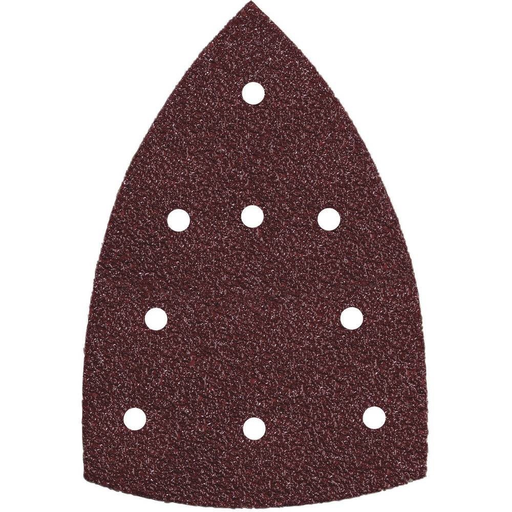 metabo Schleifplatte (Schleifaufsätze) Haftschleifblätter 100 x 150 mm, P 80, 9 Löcher