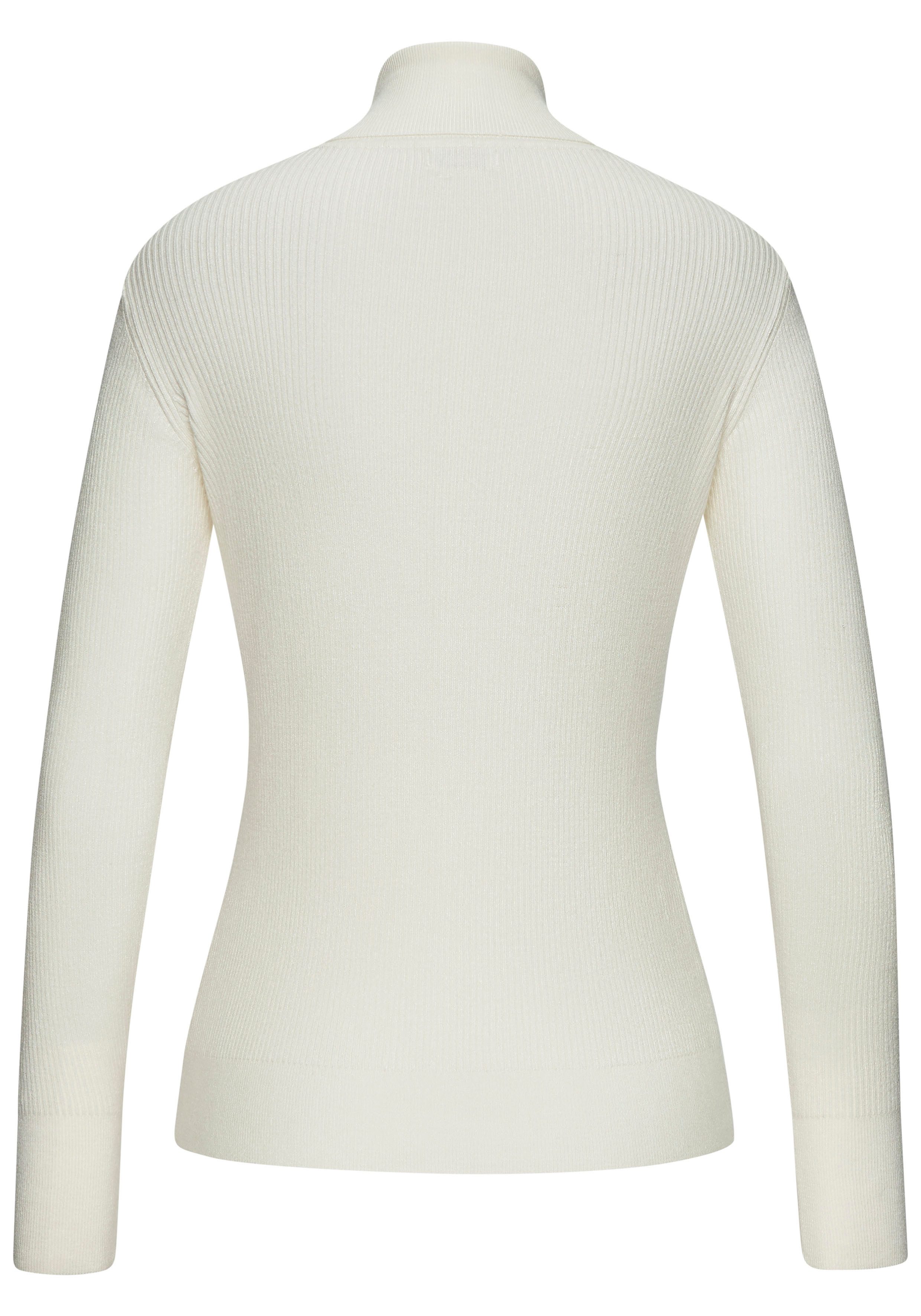 LASCANA Rollkragenpullover, mit Zierknöpfen auf den Schultern, Strickshirt, günstig online kaufen