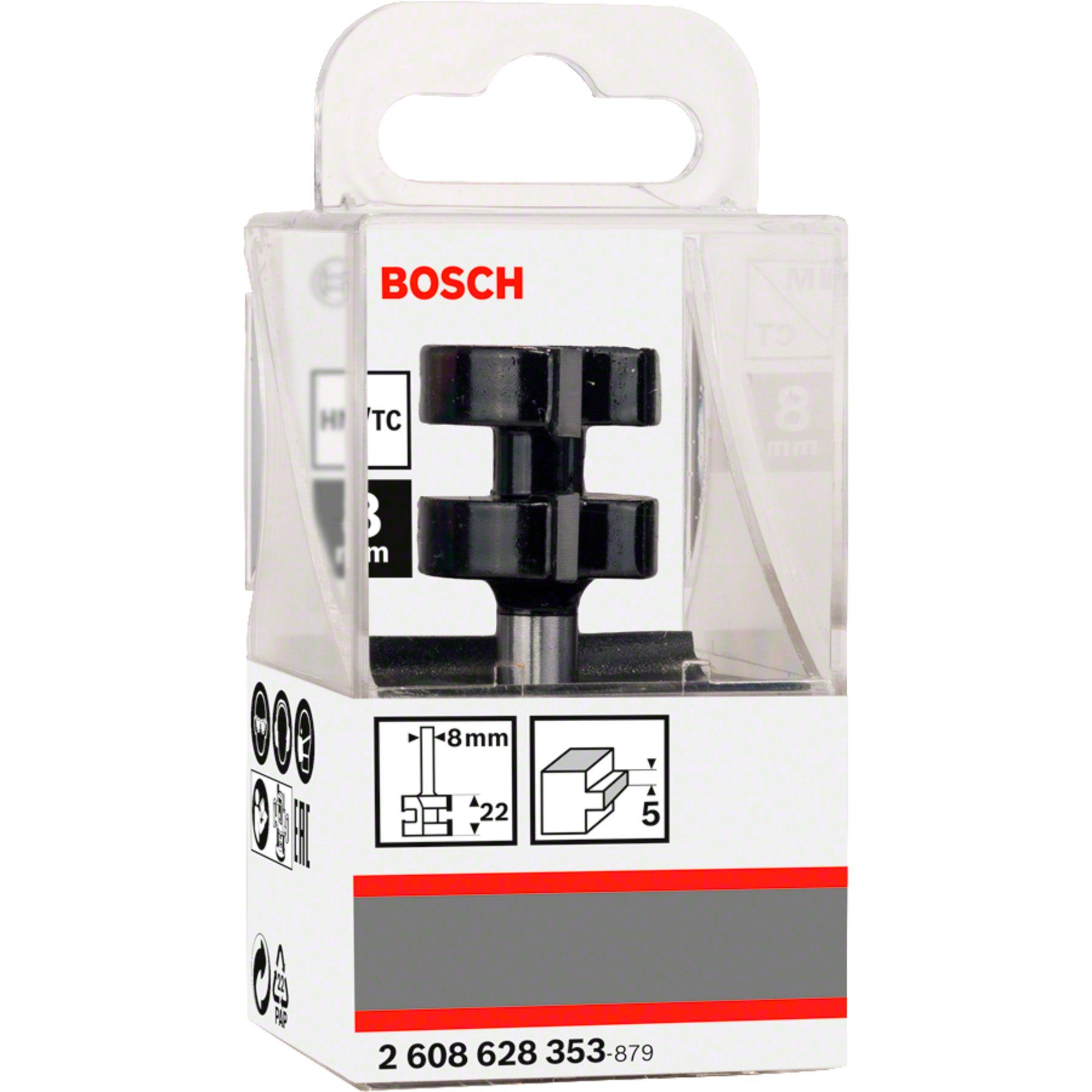 Bosch Professional Oberfräse Bosch Professional PRO Wood Federfräser, Ø 25mm