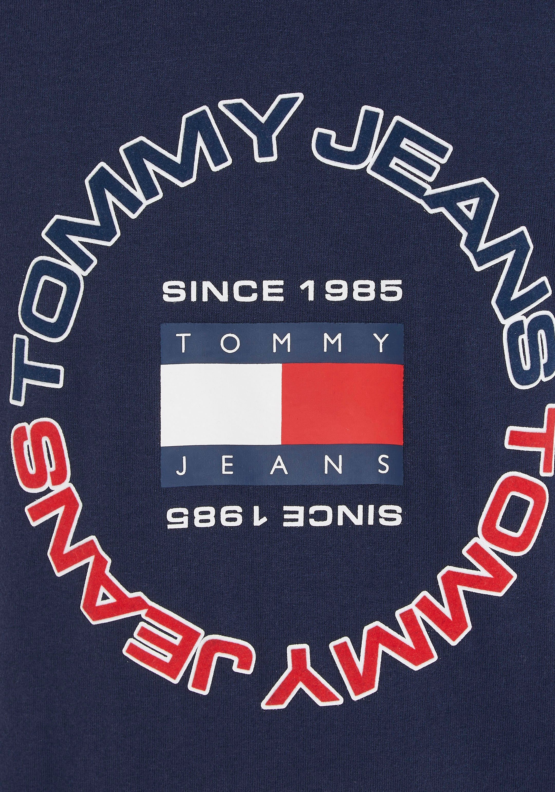 ATHLETIC RLXD TJM Jeans Tommy TEE Navy Twilight T-Shirt Logodruck mit