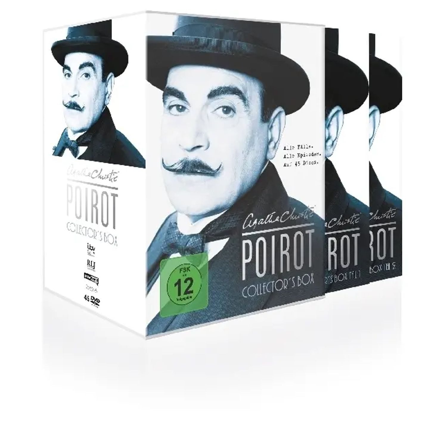 DVD Poirot - Collector's Box,45 DVD