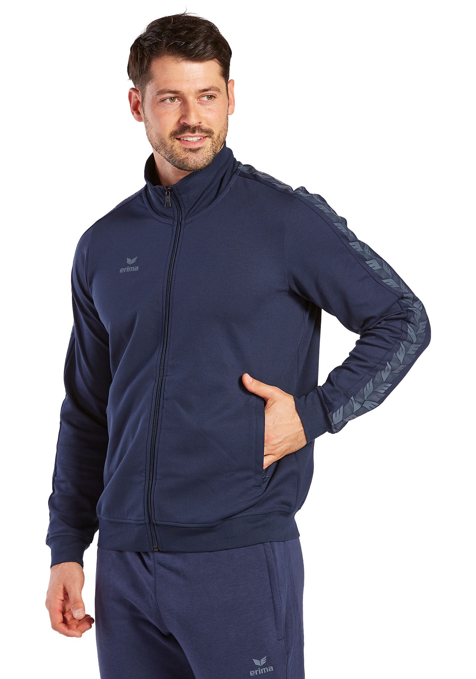 Erima Sweatjacke Herren Essential Team Tracktop Jacke günstig online kaufen