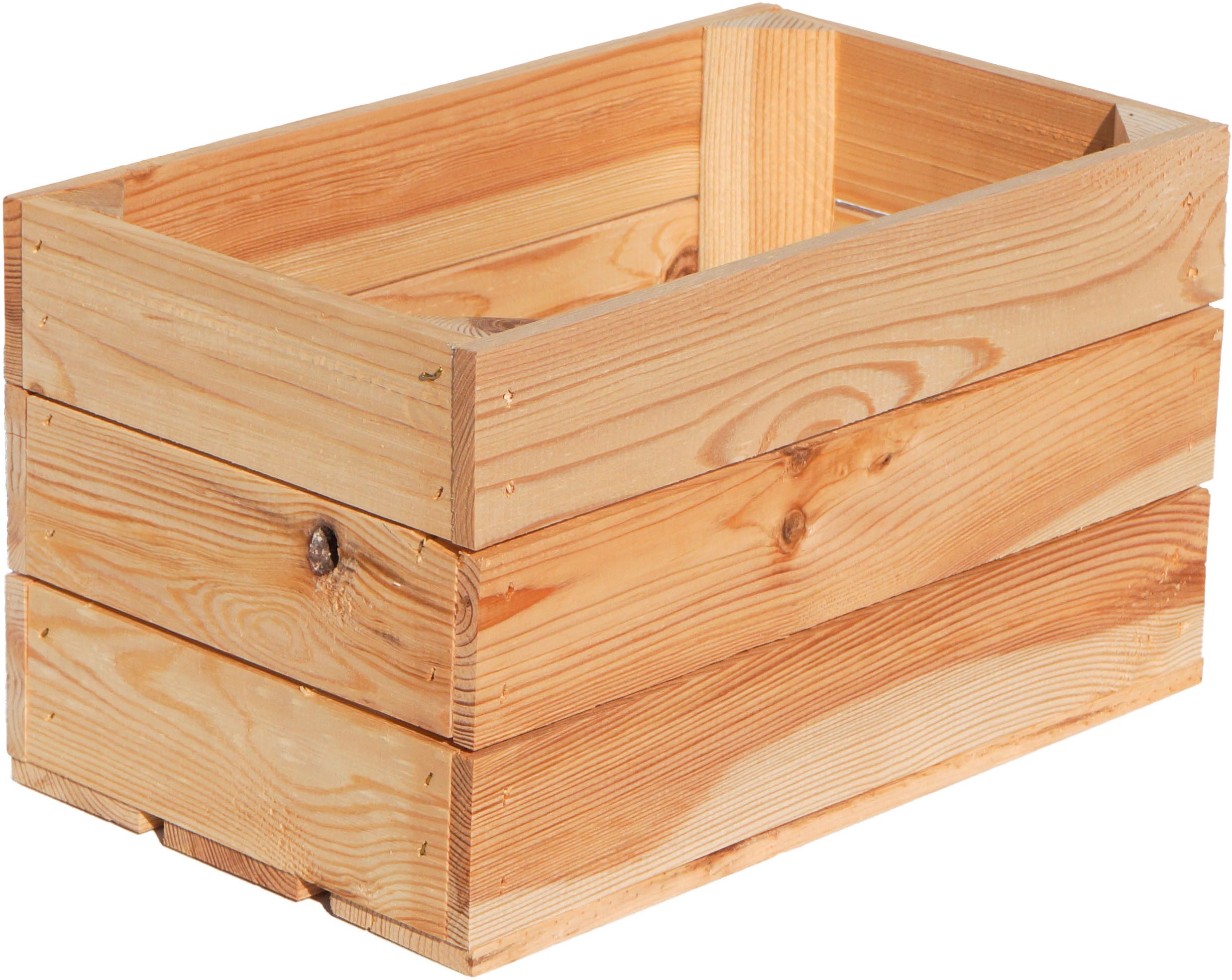 Kistenkolli Altes Land Allzweckkiste Regalkiste "Hilde" Natur ohne (1er Set)