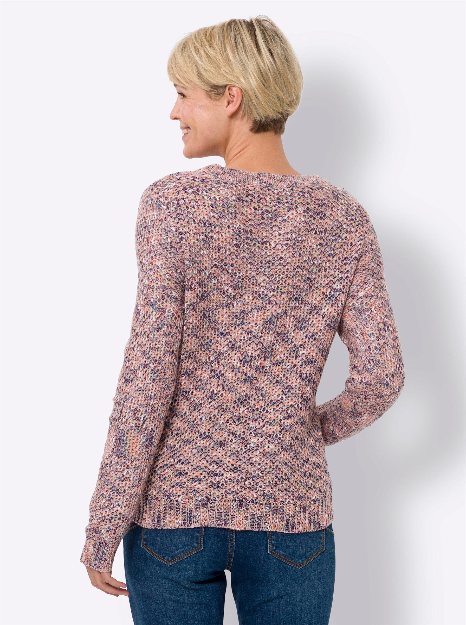 Sieh an! Strickpullover Rundhalspullover . günstig online kaufen