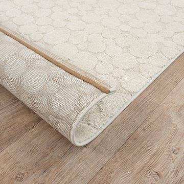 Teppich the carpet Elisa moderner Wohnzimmer Teppich, the carpet, Rechteck, Höhe: 12 mm, geometrisches Muster, hohe Flordichte, angenehm weich