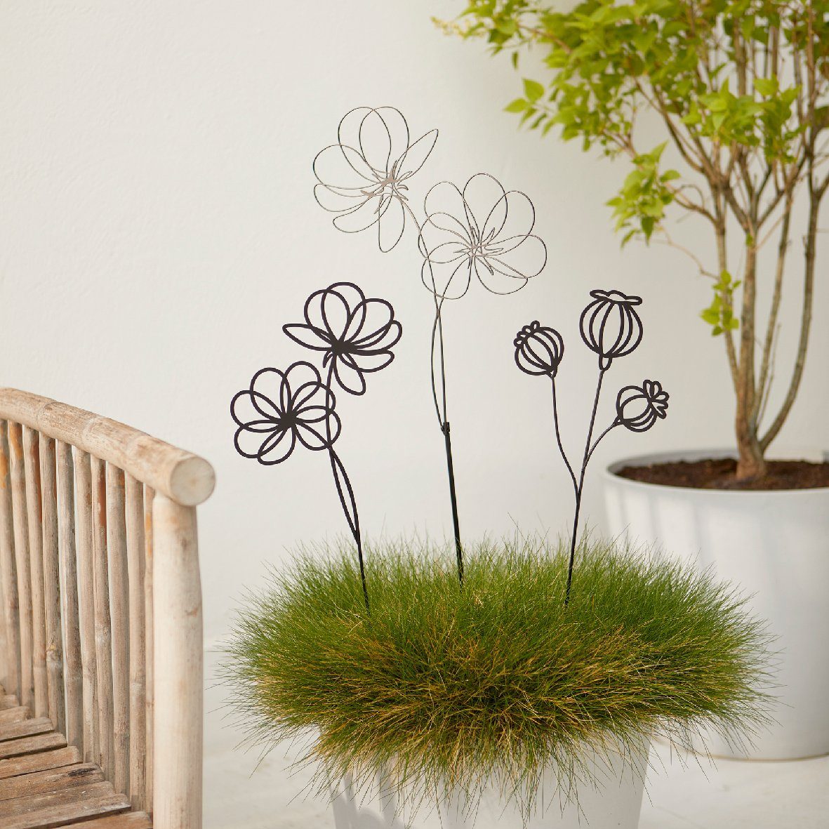 Decoris season decorations Gartenstecker Gartenstecker Blume günstig online kaufen