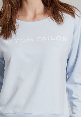 TOM TAILOR Sleepshirt TOM TAILOR Damen Oberteil blau Motivprint (1-tlg)