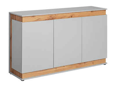 ASM-Moebel Kommode Kommode Sideboard BERLIN mit Push-Click System, Push-Click System