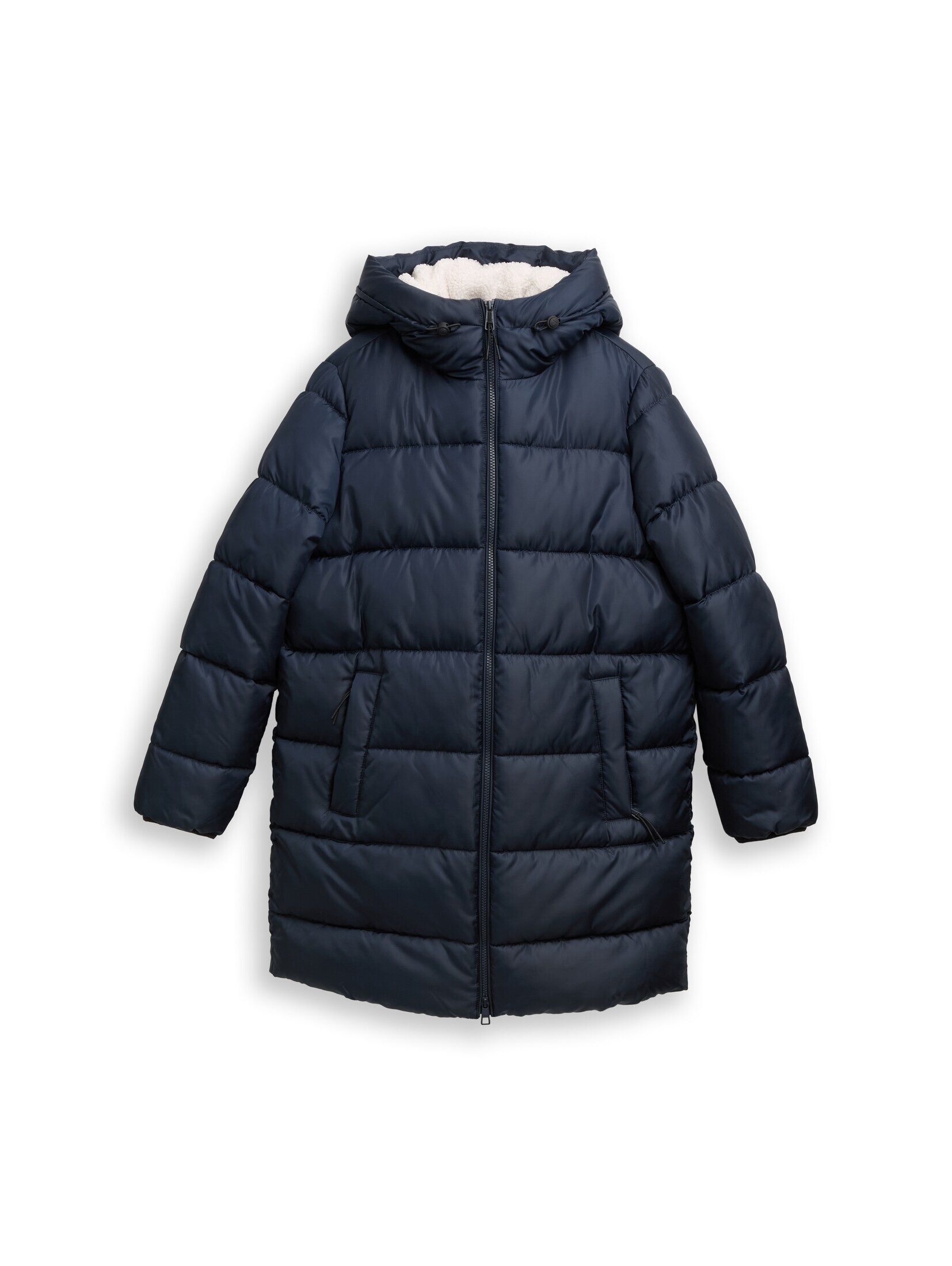 TOM TAILOR Denim Steppmantel Jacken Puffer-Mantel mit Kapuze