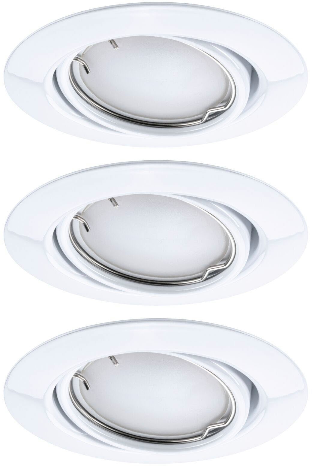 Paulmann LED Einbauleuchte Base 3x420lm 230V, LED fest integriert, Tageslichtweiß, Zigbee Basisset
