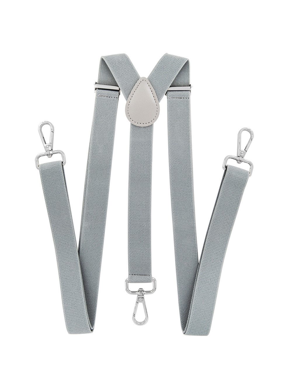 axy Hosenträger Herren Hosenträger 3 robusten Karabiner Verschluss 2,5 cm breit Y-Form verstellbar und elastisch 120cm Lang