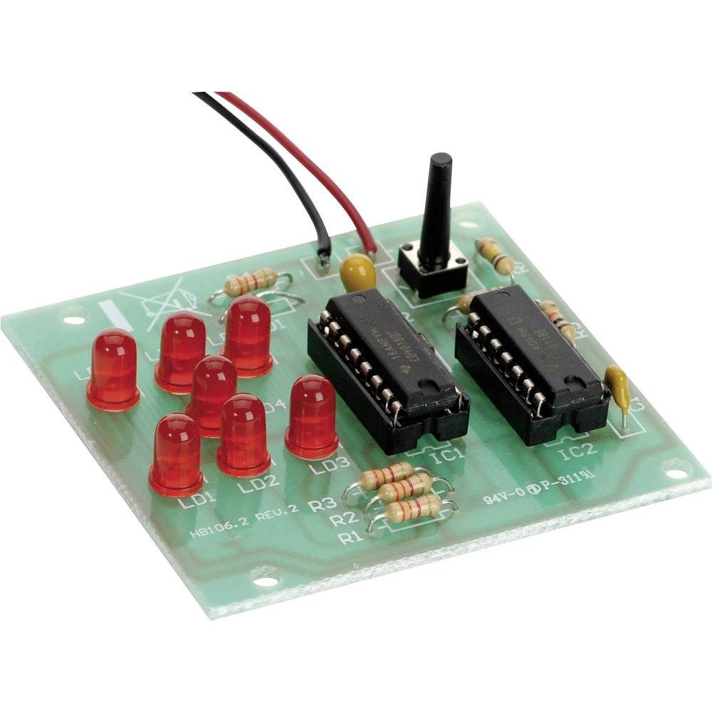 Conrad Components Modellbausatz Elektronischer Würfel mit LEDs HB 106.2