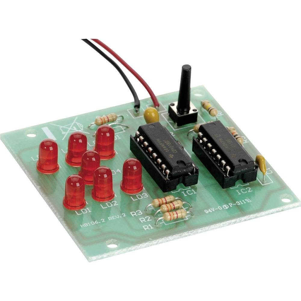 Conrad Components Modellbausatz Elektronischer Würfel mit LEDs