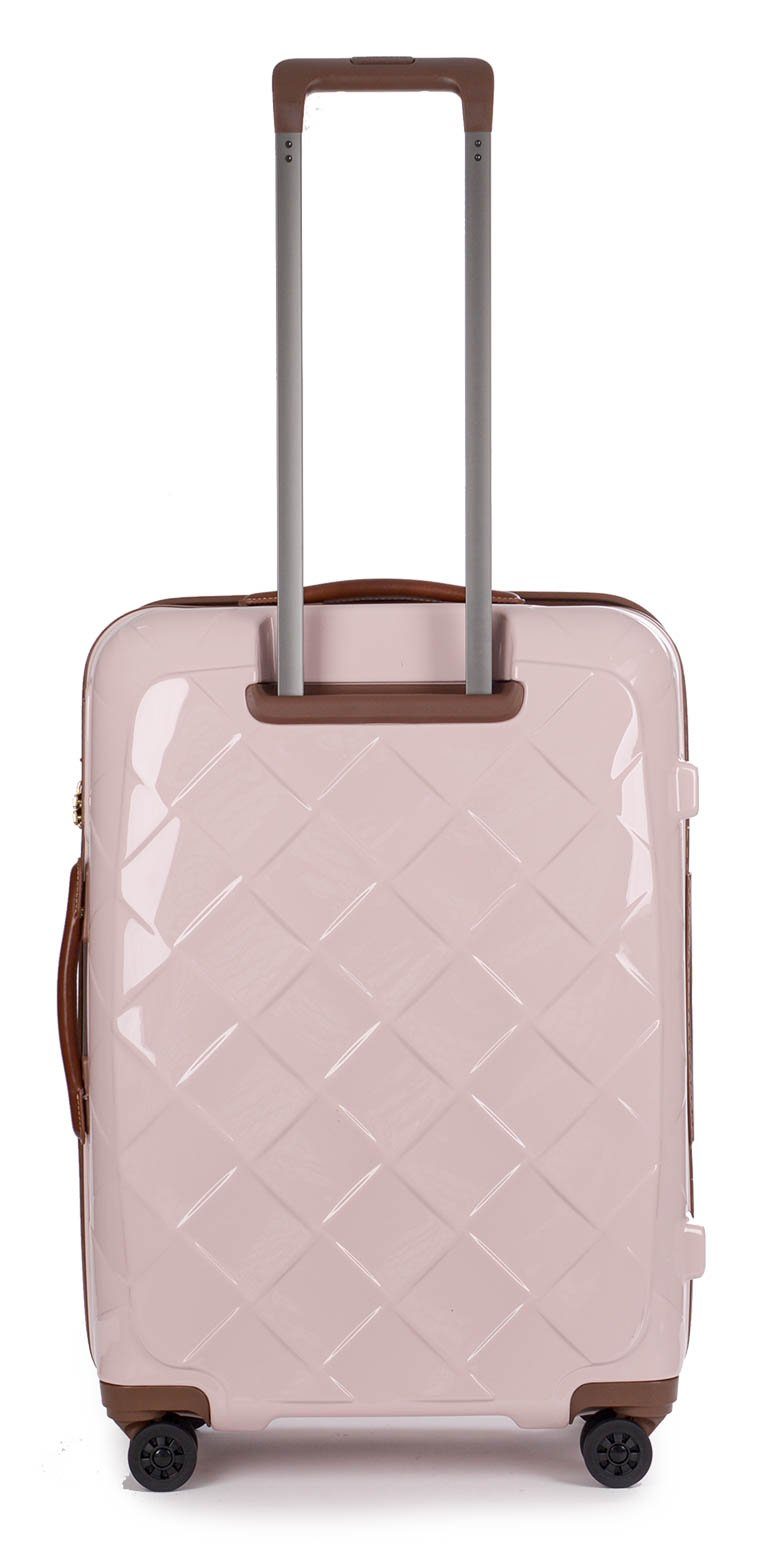 Stratic Hartschalen-Trolley Leather & More, 4 Rollen Rose