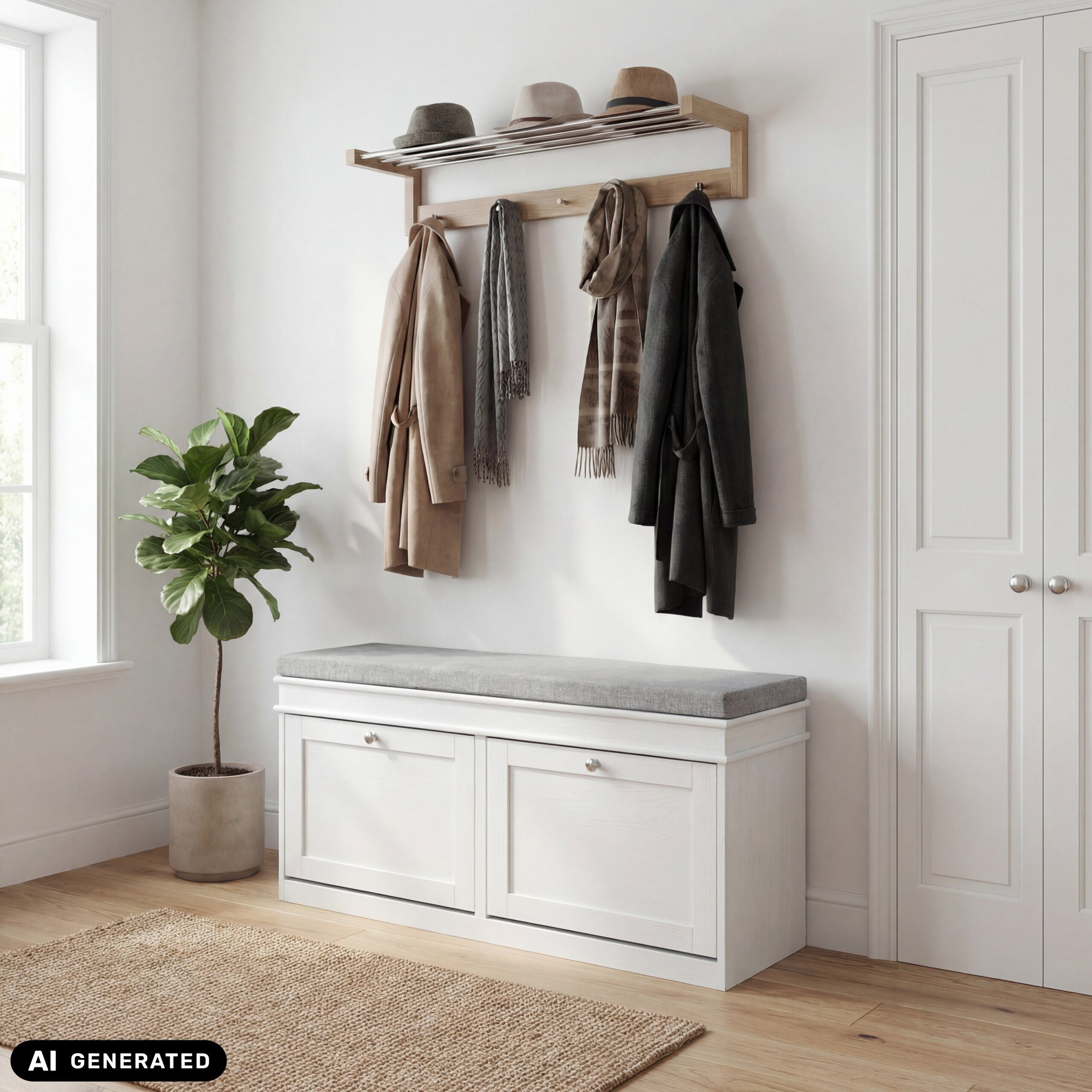 hjh LIVING Schuhschrank Estha 11 Kommode H/B/T: 52.0 x 104.0 x 24.0 cm Estha 11