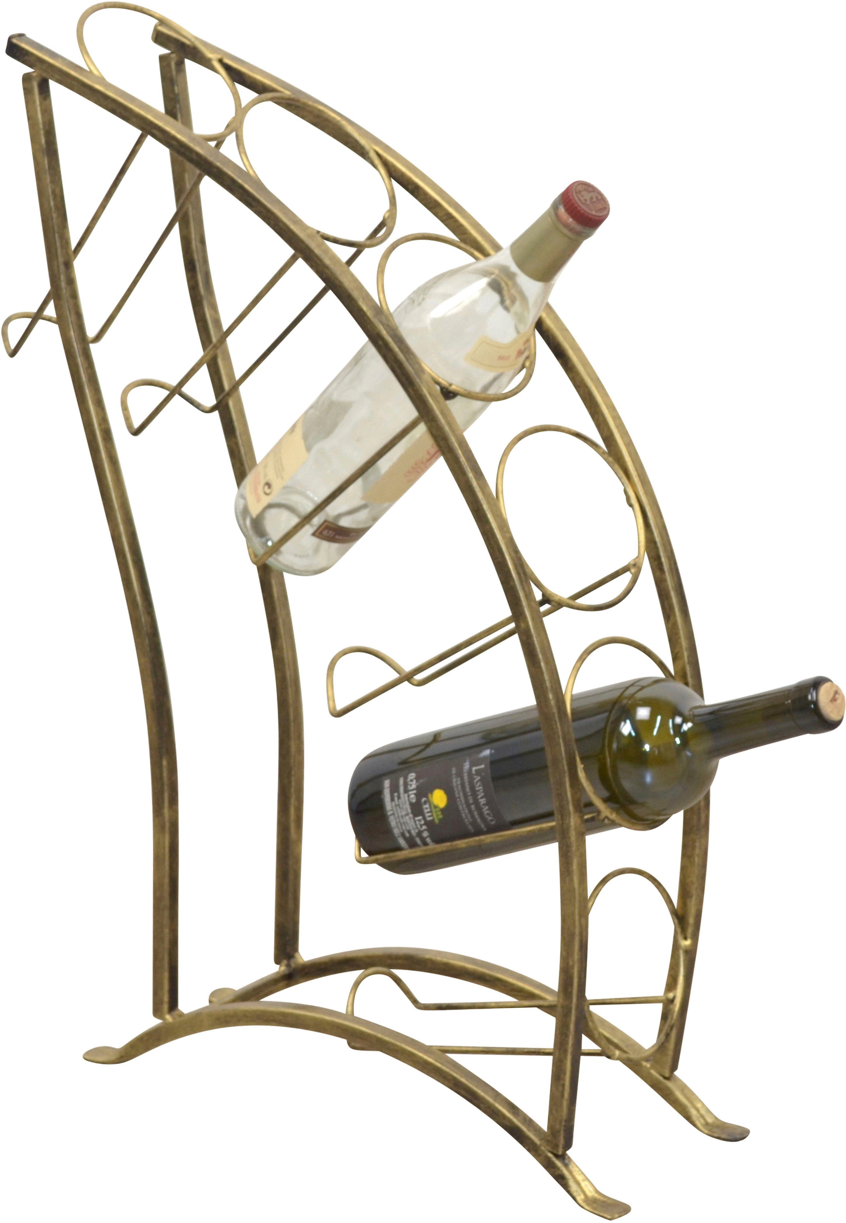 HOFMANN LIVING AND MORE Weinflaschenhalter Weinflaschenhalter, (1-St), Montiert