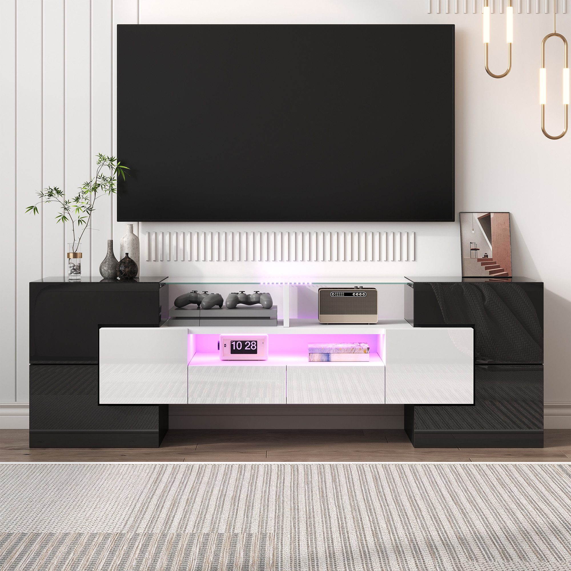 OKWISH TV-Schrank moderne Optik, mit viel günstig online kaufen