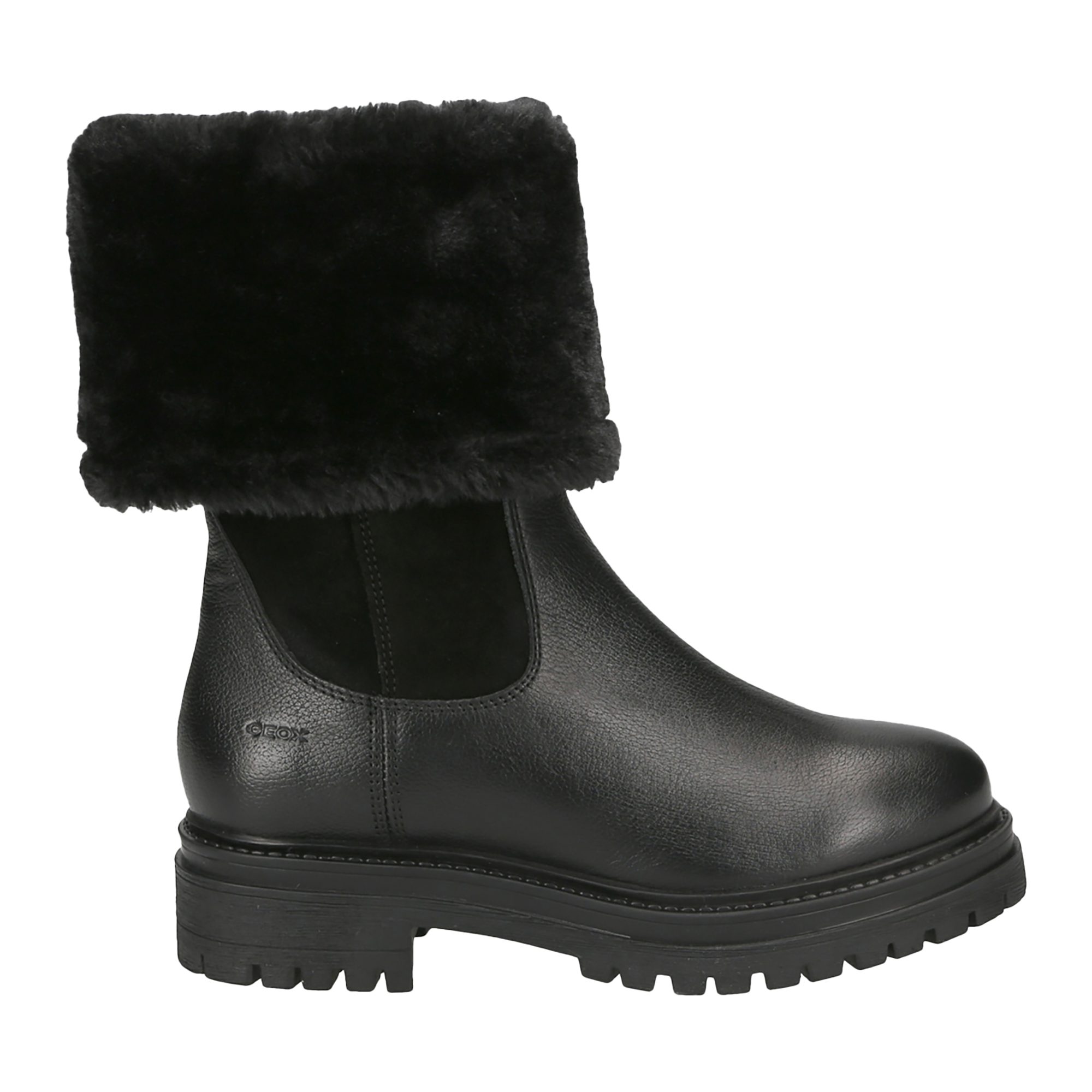 GEOX D04HRM 02246 C9999, Stiefel, Warmfutter, Schwarz, Damen Stiefel