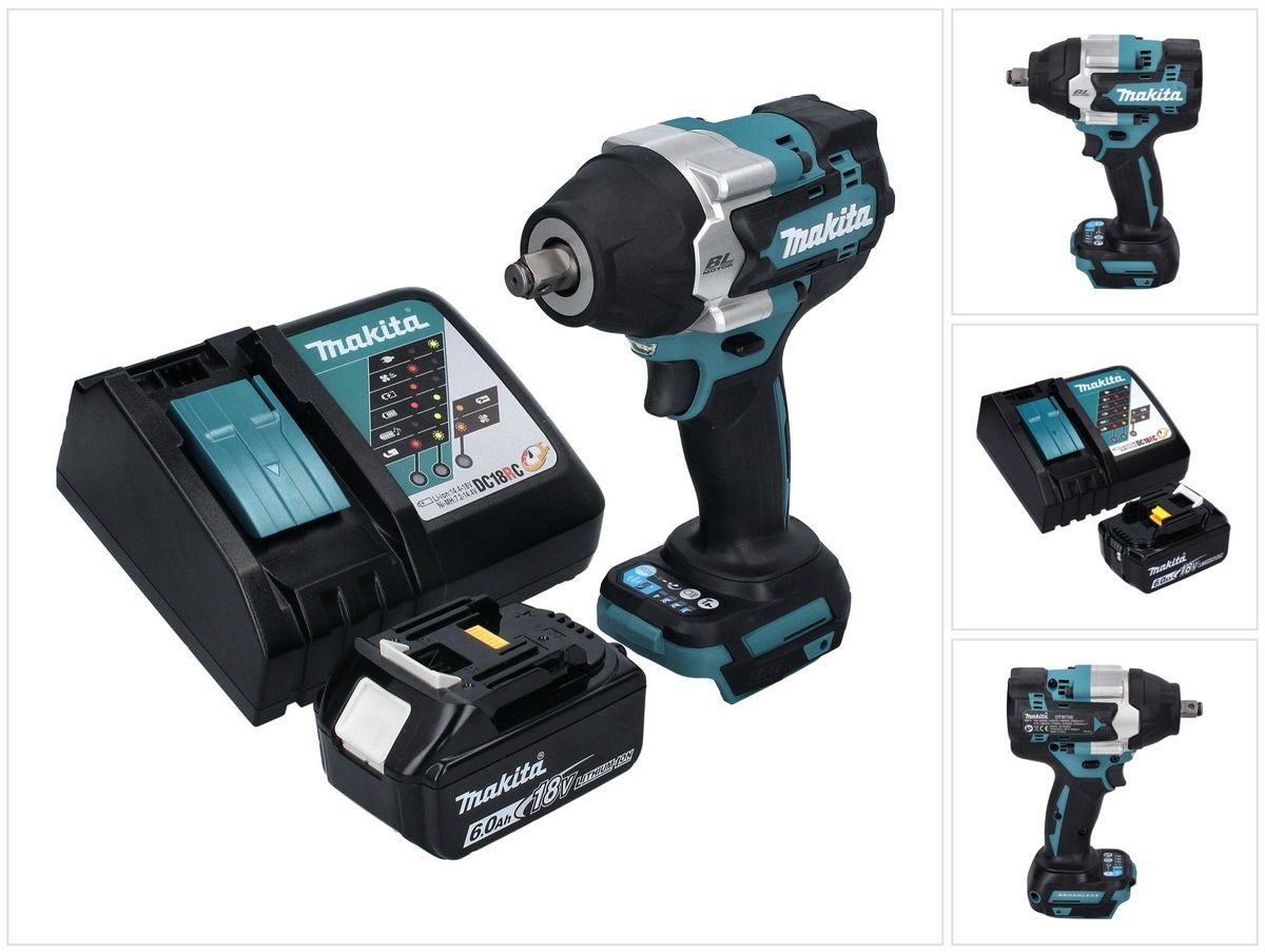 Makita Akku-Schlagschrauber DTW 700 RG1 Akku Schlagschrauber 18 V 700 Nm 1/ günstig online kaufen