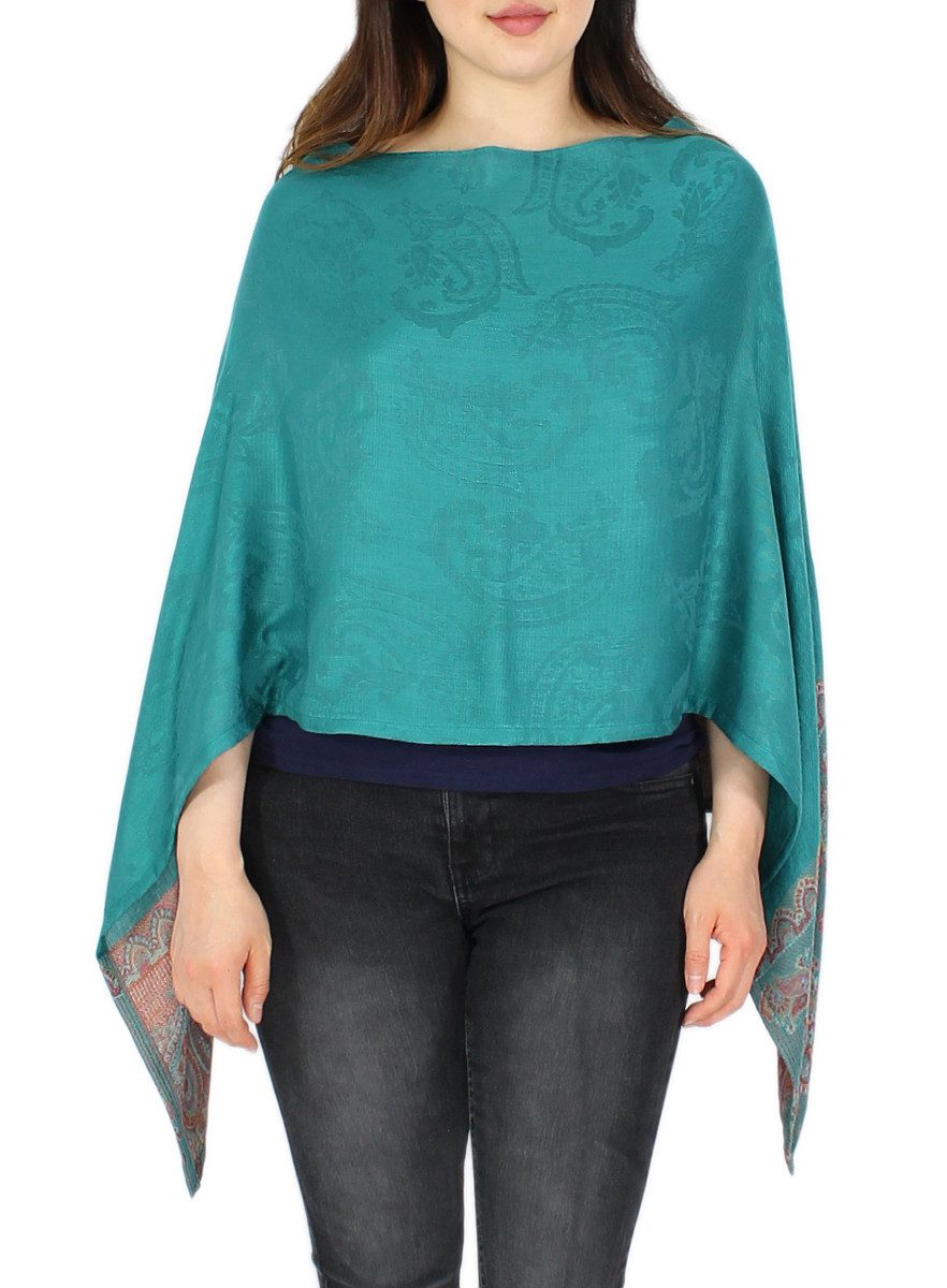dy_mode Blusenponcho Damen Sommerponcho Weicher Überwurf günstig online kaufen
