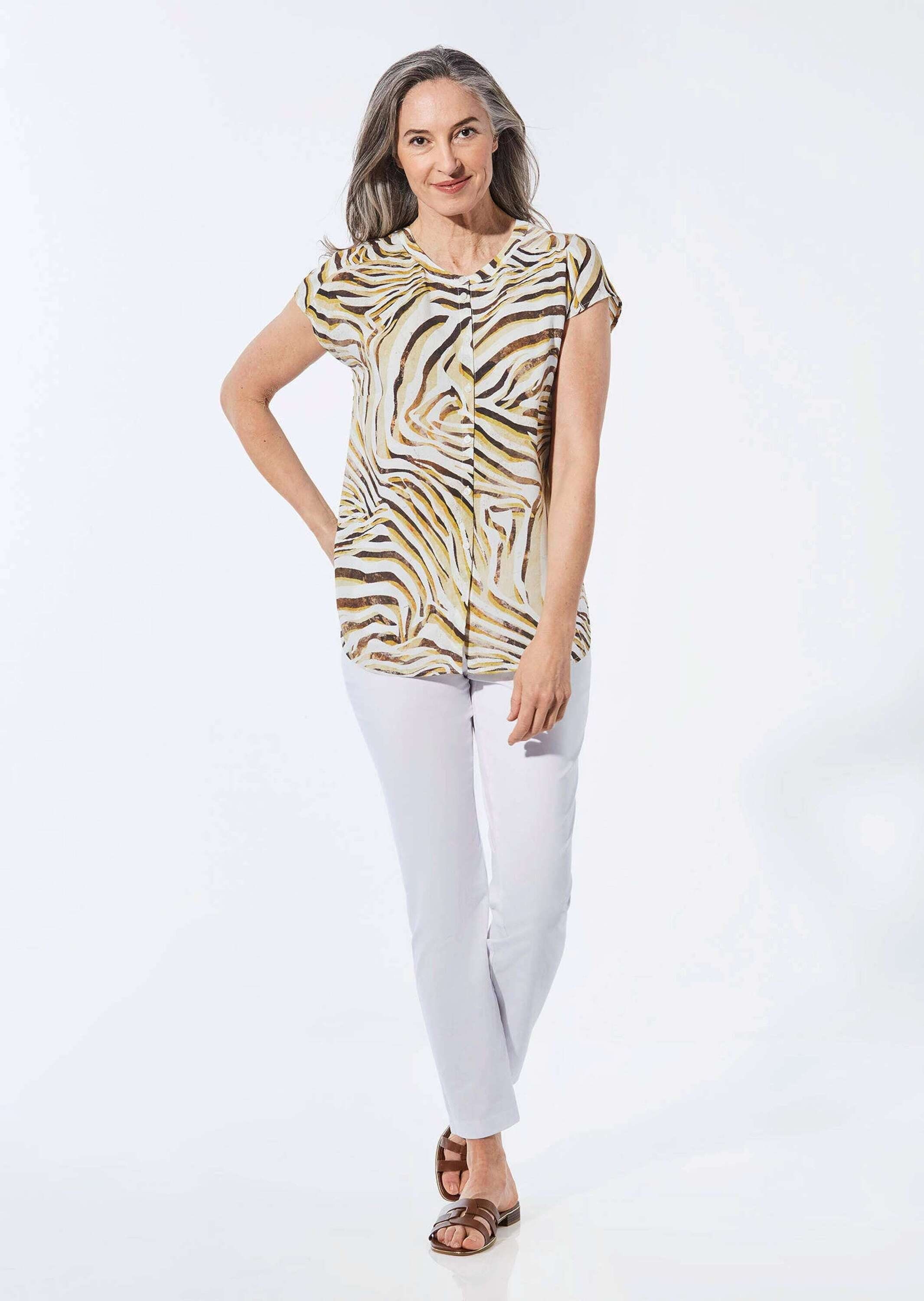 GOLDNER Kurzarmbluse Bluse günstig online kaufen