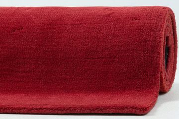 Wollteppich Wool Comfort, THEKO, rechteckig, Höhe: 14 mm, Handweb Teppich, reine Wolle, handgewebt, brilliante Farben, Scandi