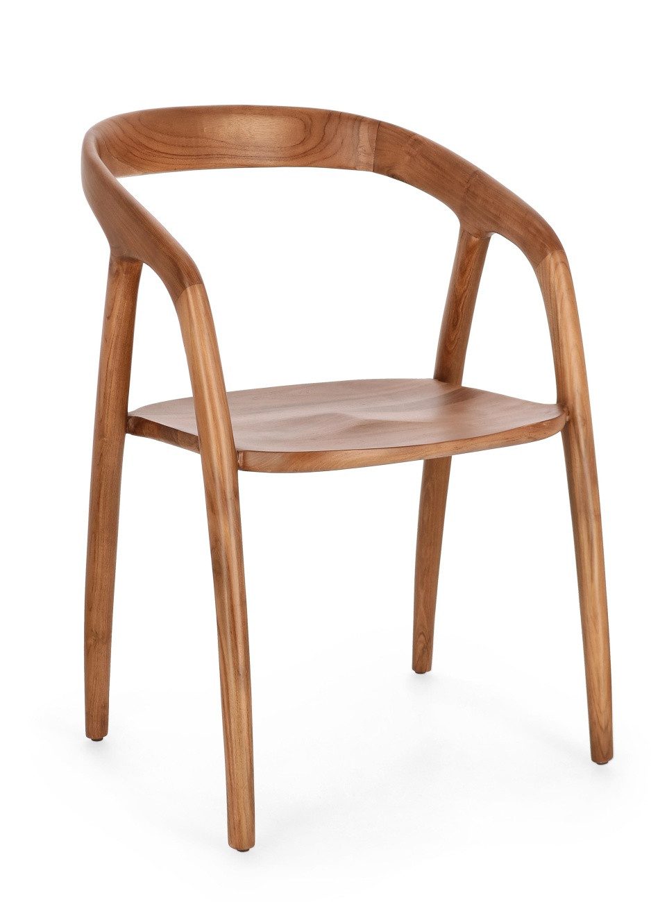Bizzotto Stuhl Dotty aus Teakholz, Natur günstig online kaufen