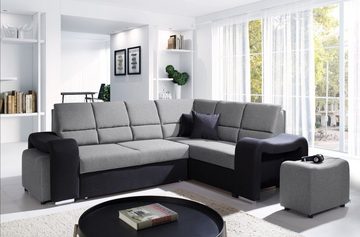 JVmoebel Ecksofa Sofa Schlafsofa Designer Sofa mit Bettfunktion + Bettkasten Ecksofa, Mit Bettfunktion