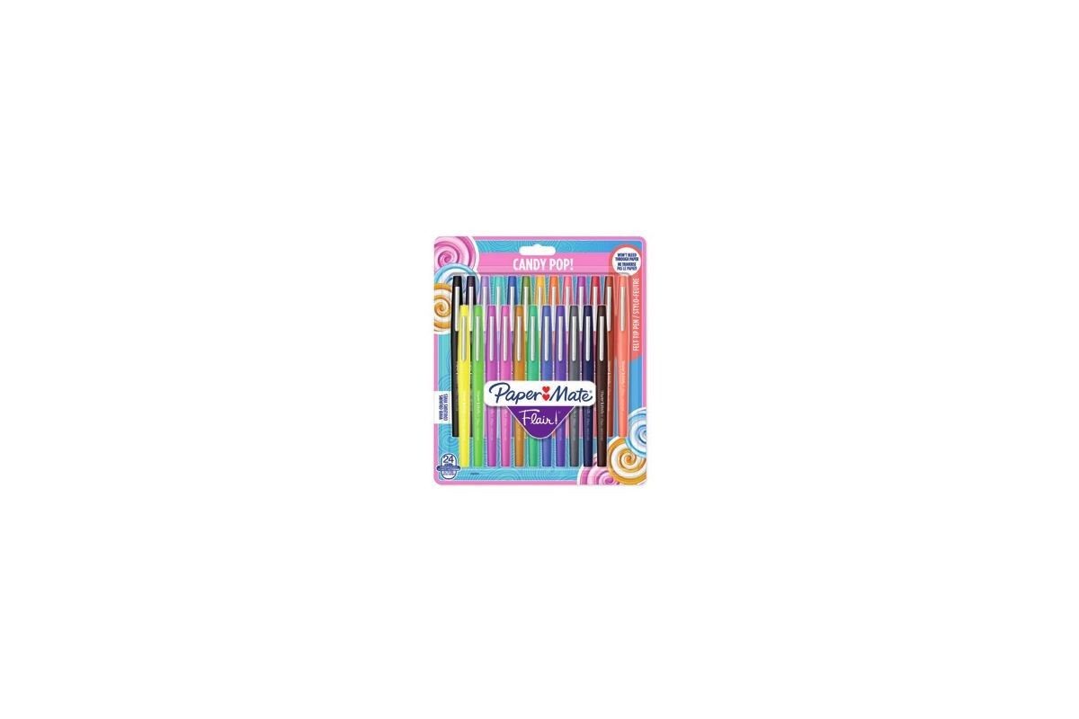 PAPERMATE Faserstift PAPER MATE Faserschreiber Flair Candy Pop 24er Blister M