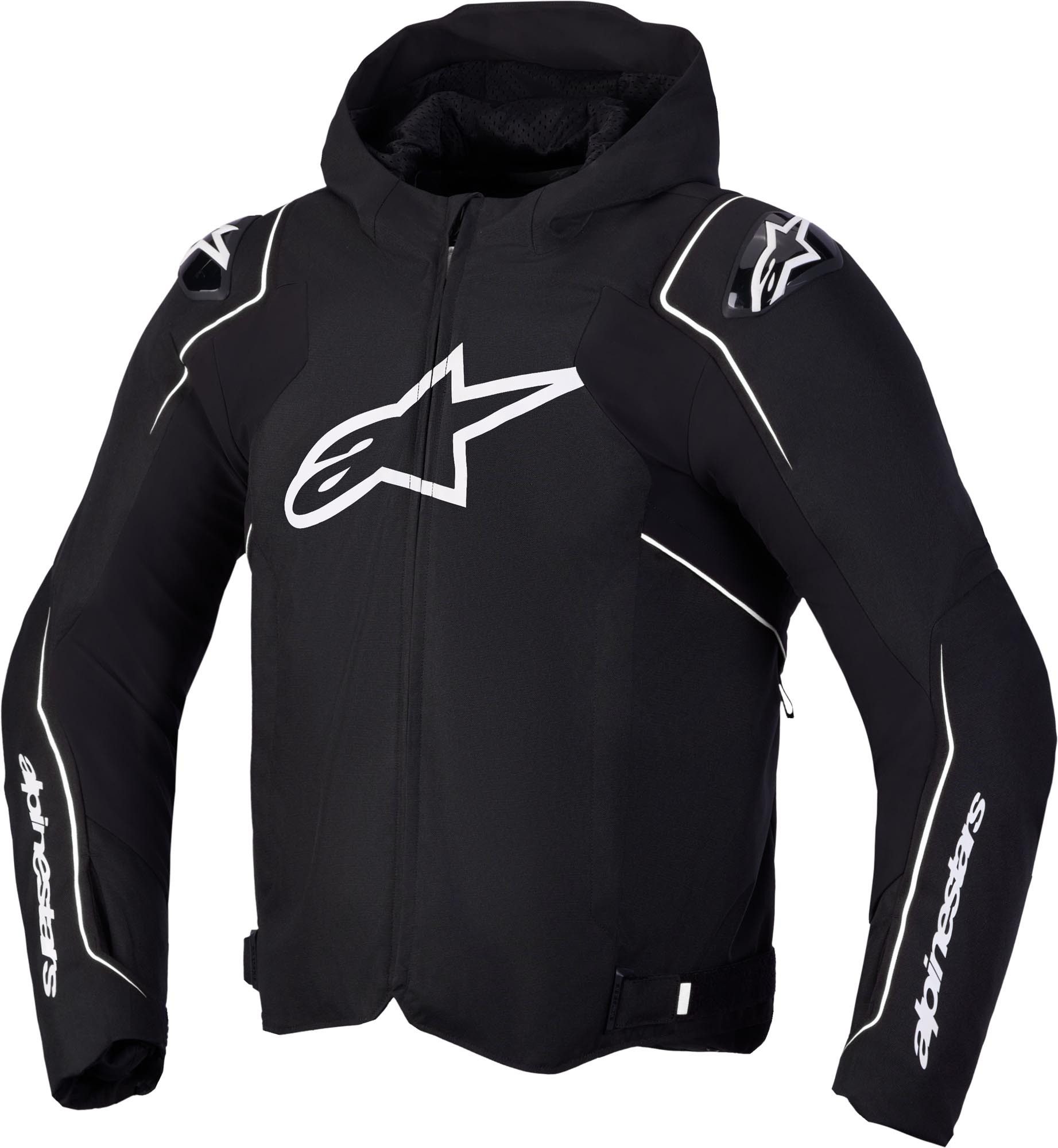 Alpinestars Motorradjacke Zaca V2 wasserdichte Motorrad Textiljacke Airbag vorbereitet,Ellenbogenprotektoren enthalten,Schulterprotek